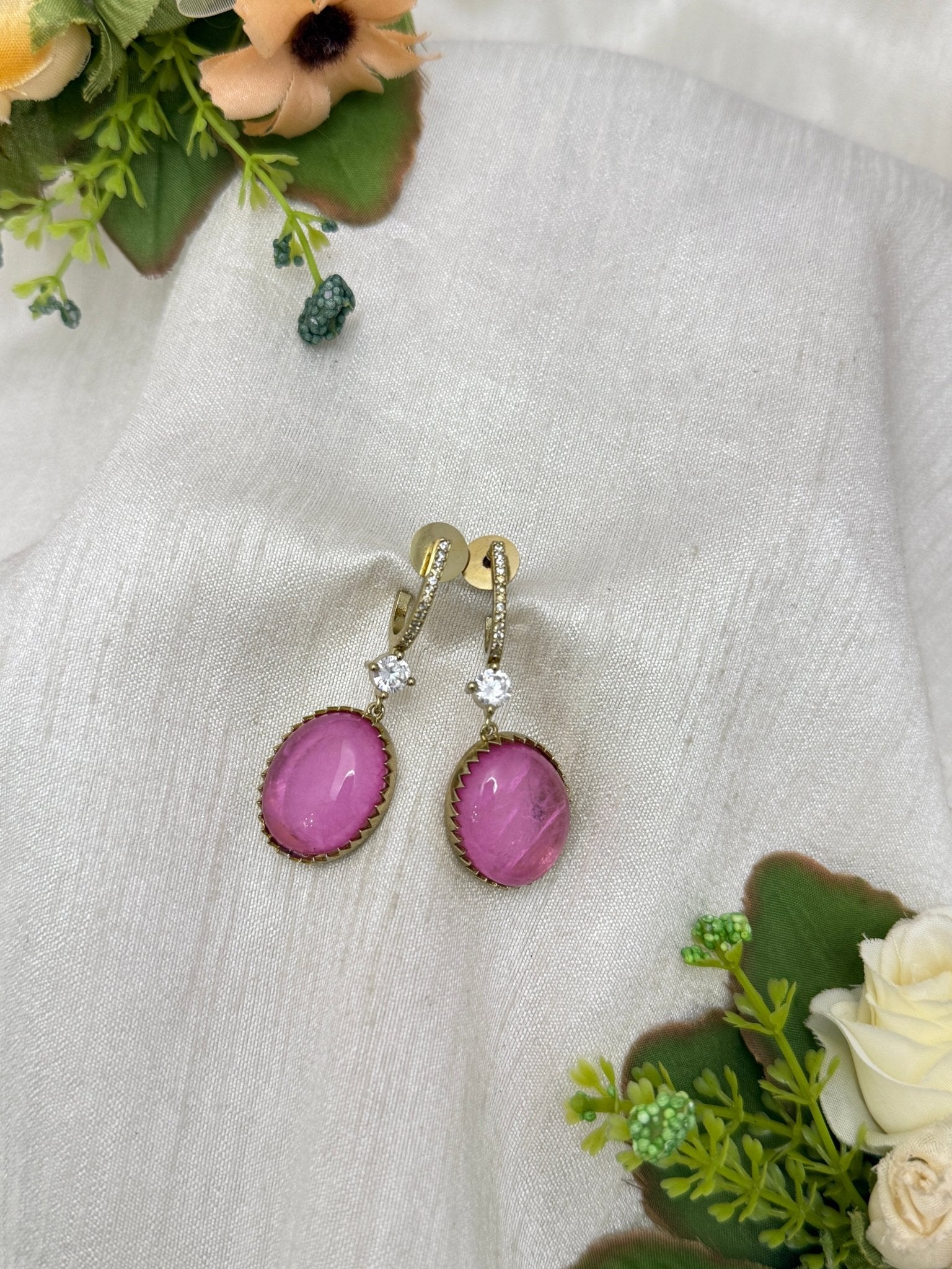 Designer Kundan Earrings 1149 - Mahilas