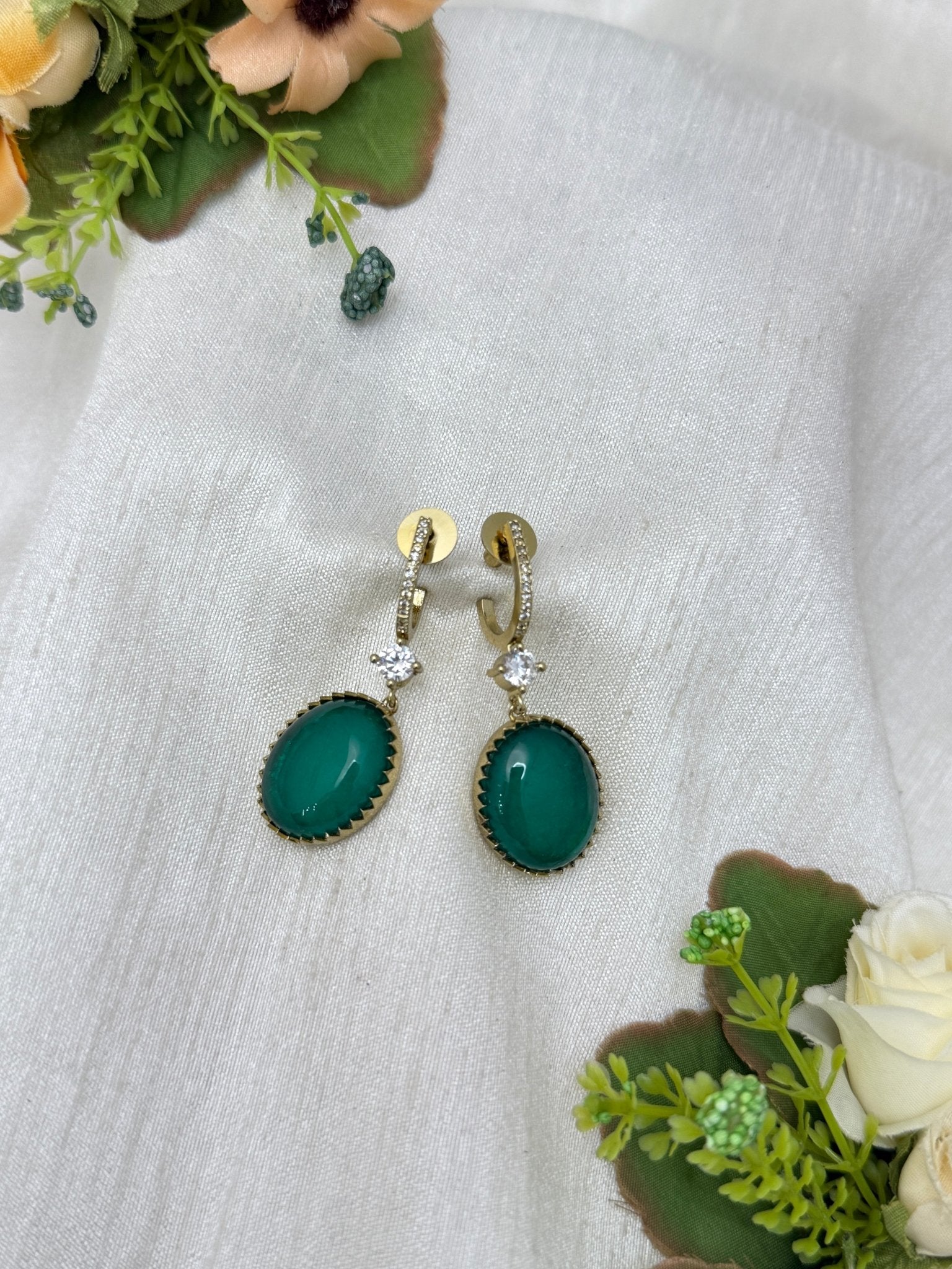 Designer Kundan Earrings 1150 - Mahilas