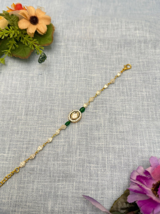 Designer Raksha Bandhan Stone Rakhi 008 - Mahilas