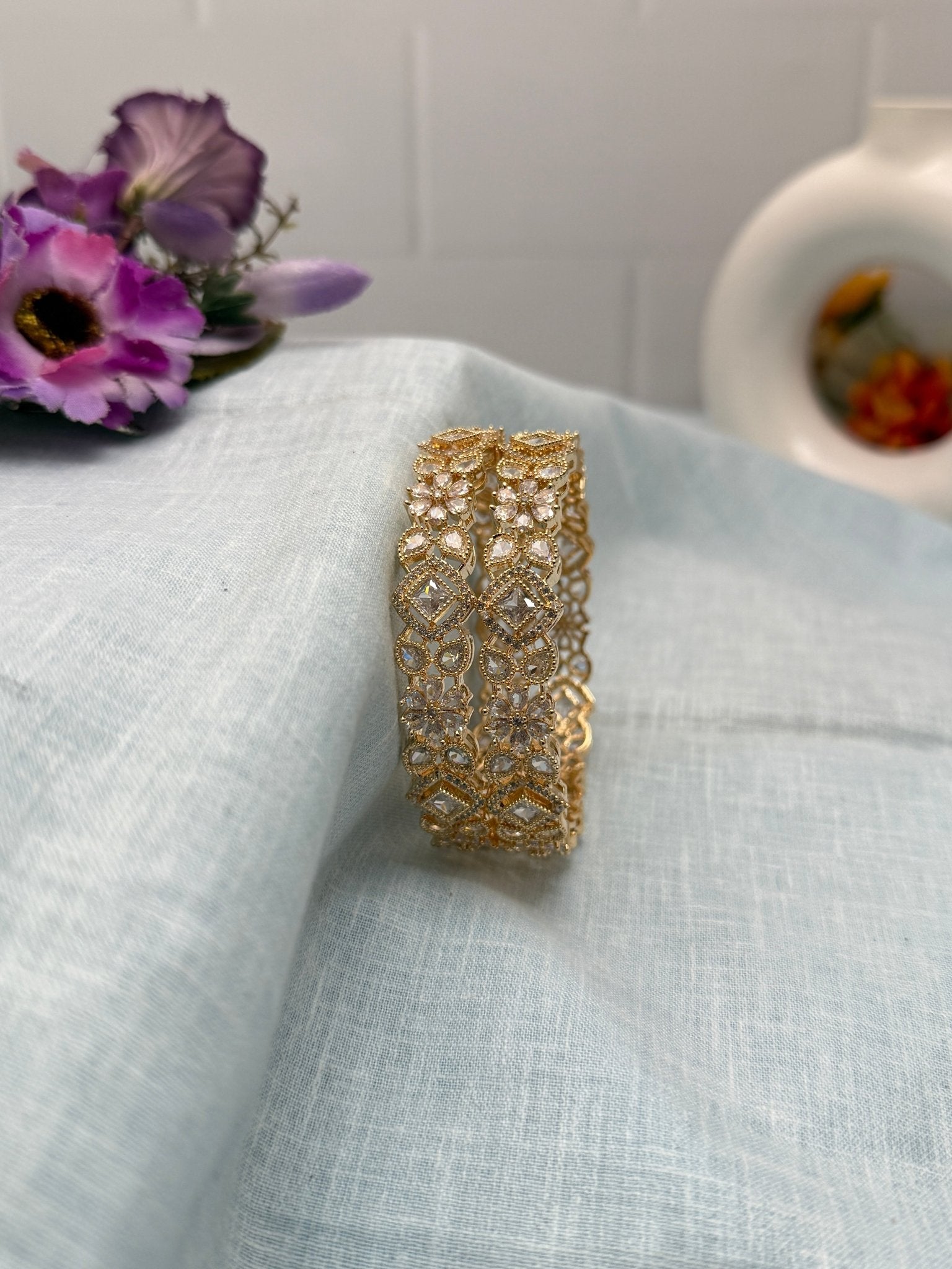 Designer Stone Bangles 1143 - Mahilas