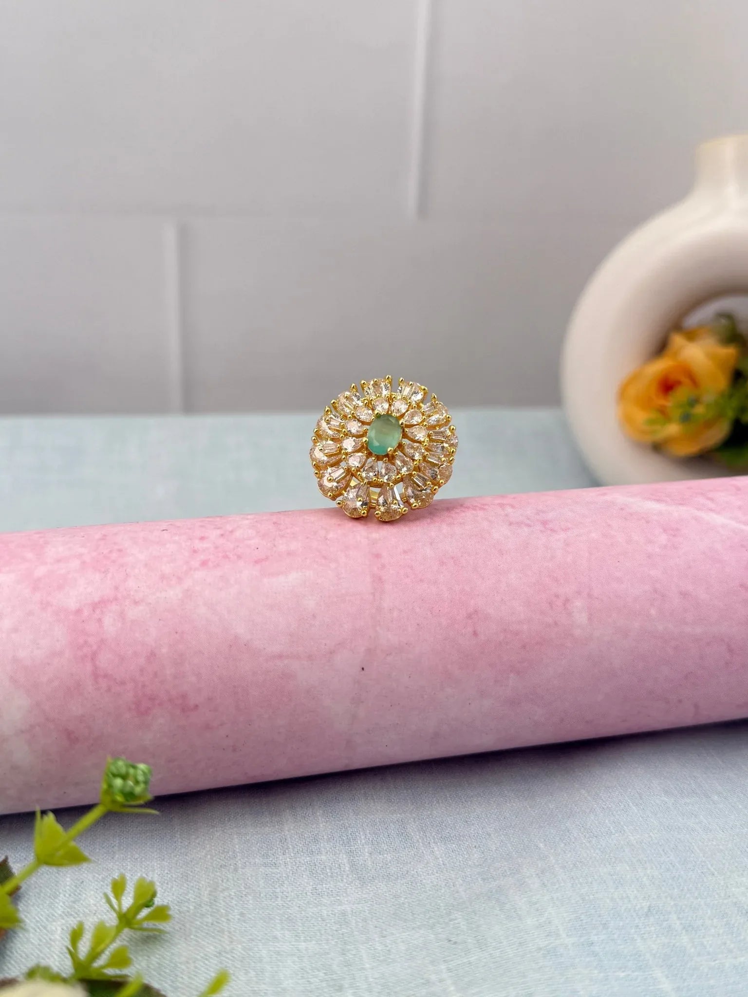 Designer Stone Finger Ring 300 - Mahilas