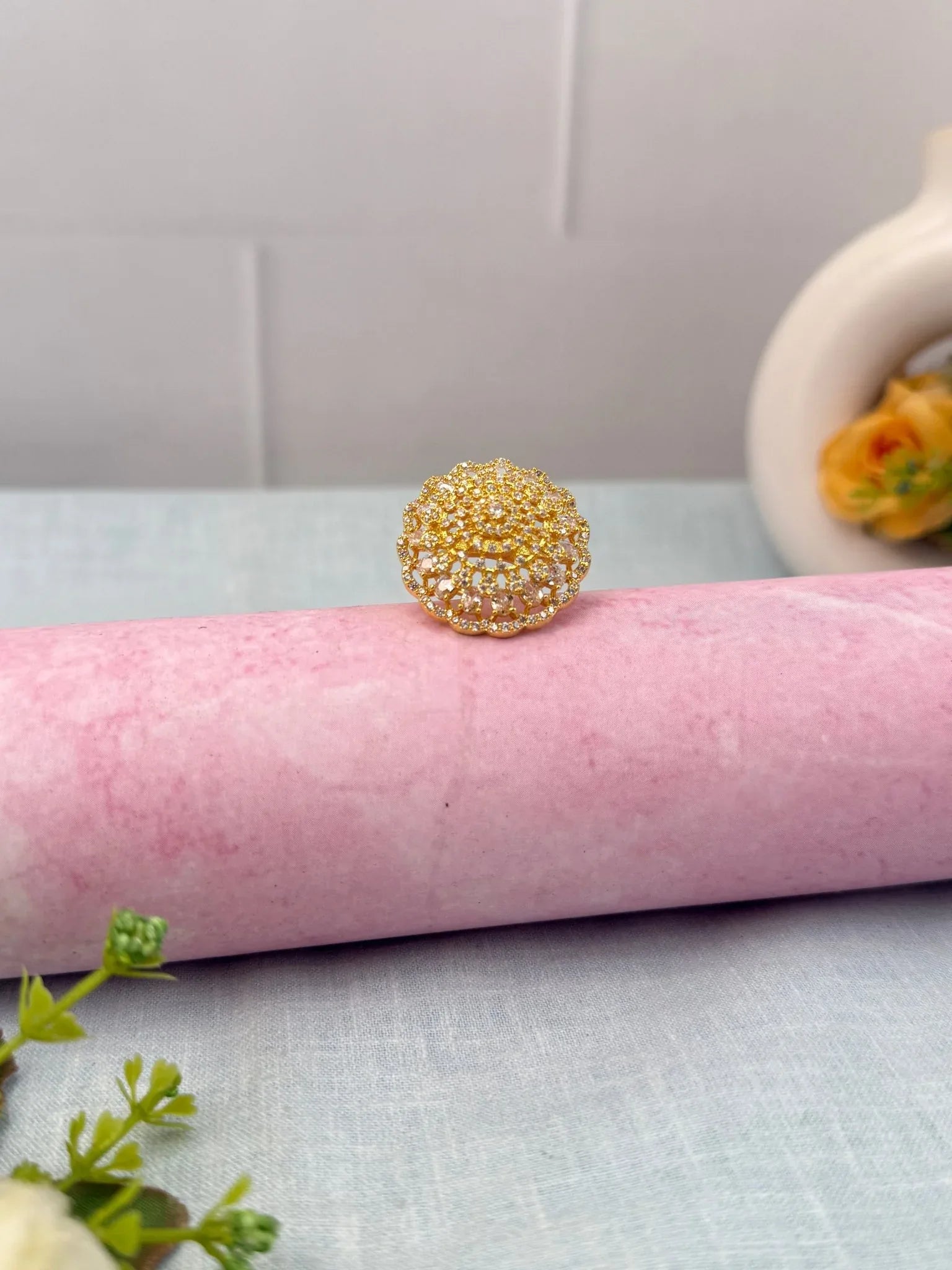 Designer Stone Finger Ring 304 - Mahilas