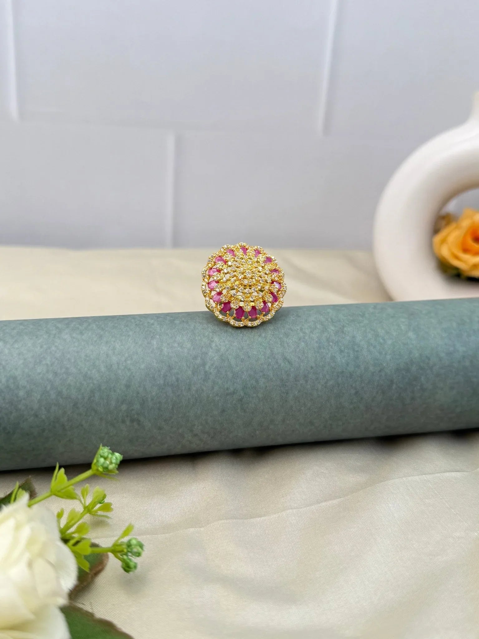 Designer Stone Finger Ring 308 - Mahilas