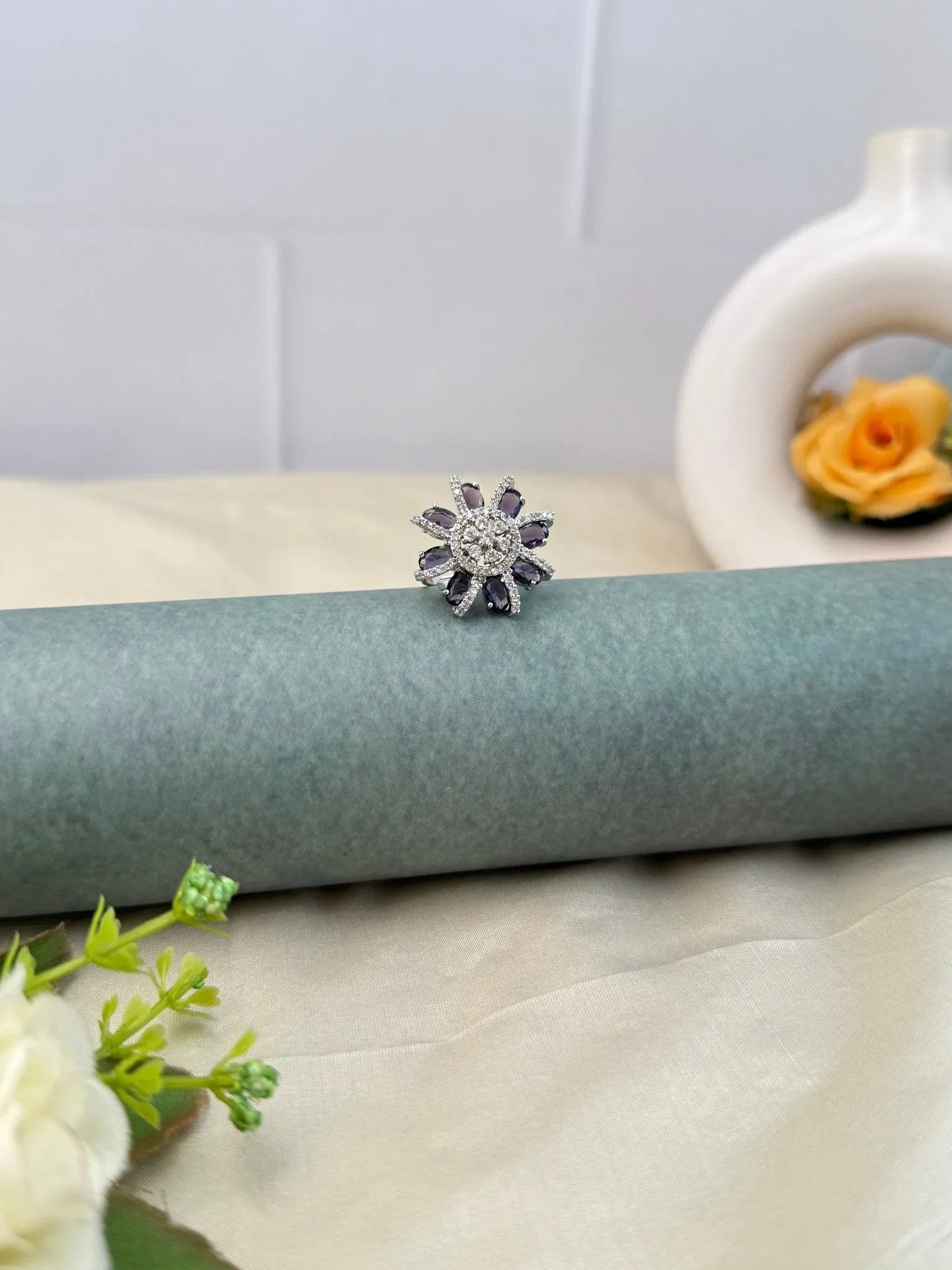 Designer Stone Finger Ring 342 - Mahilas