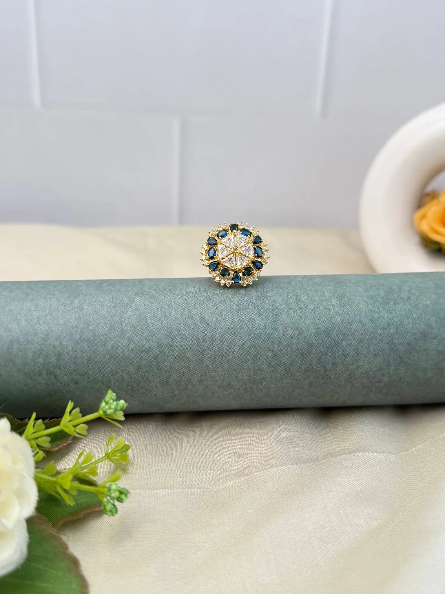 Designer Stone Finger Ring 365 - Mahilas