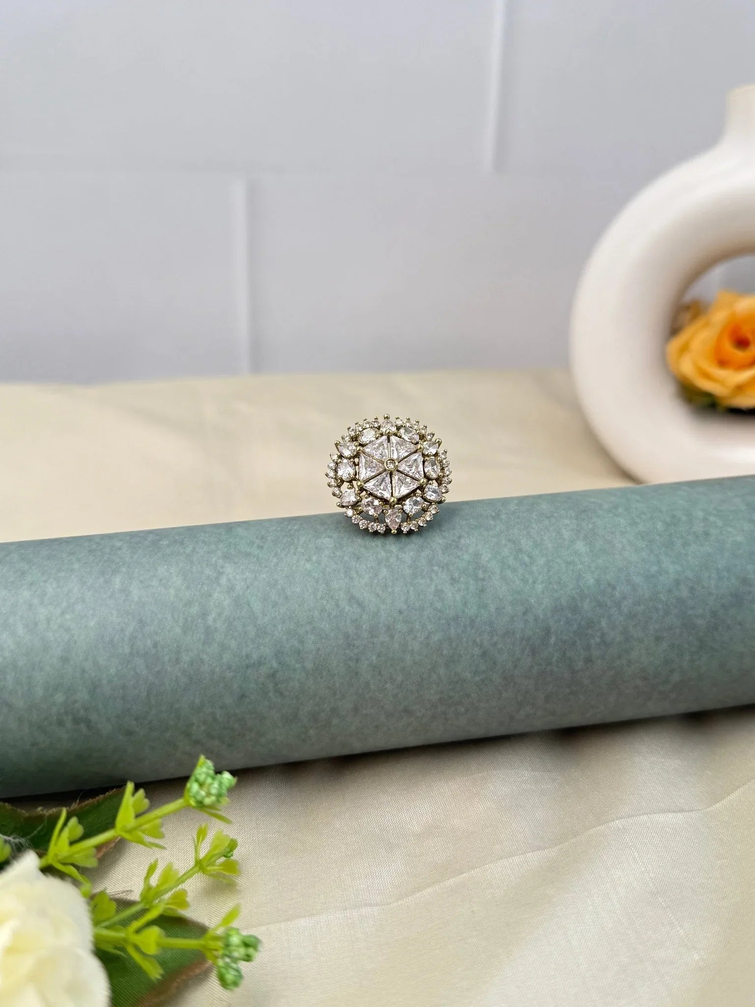 Designer Stone Finger Ring 373 - Mahilas