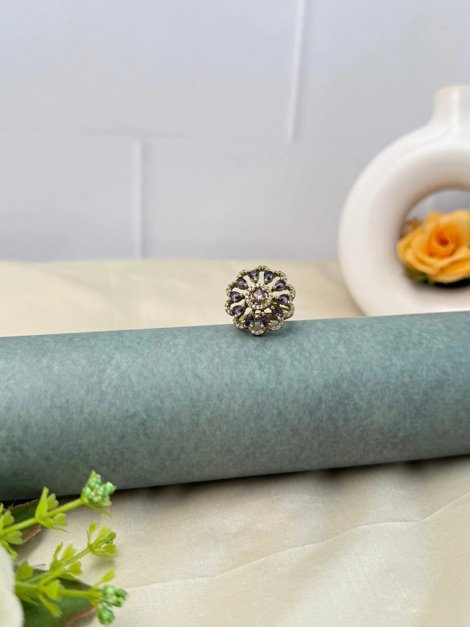 Designer Stone Finger Ring 374 - Mahilas