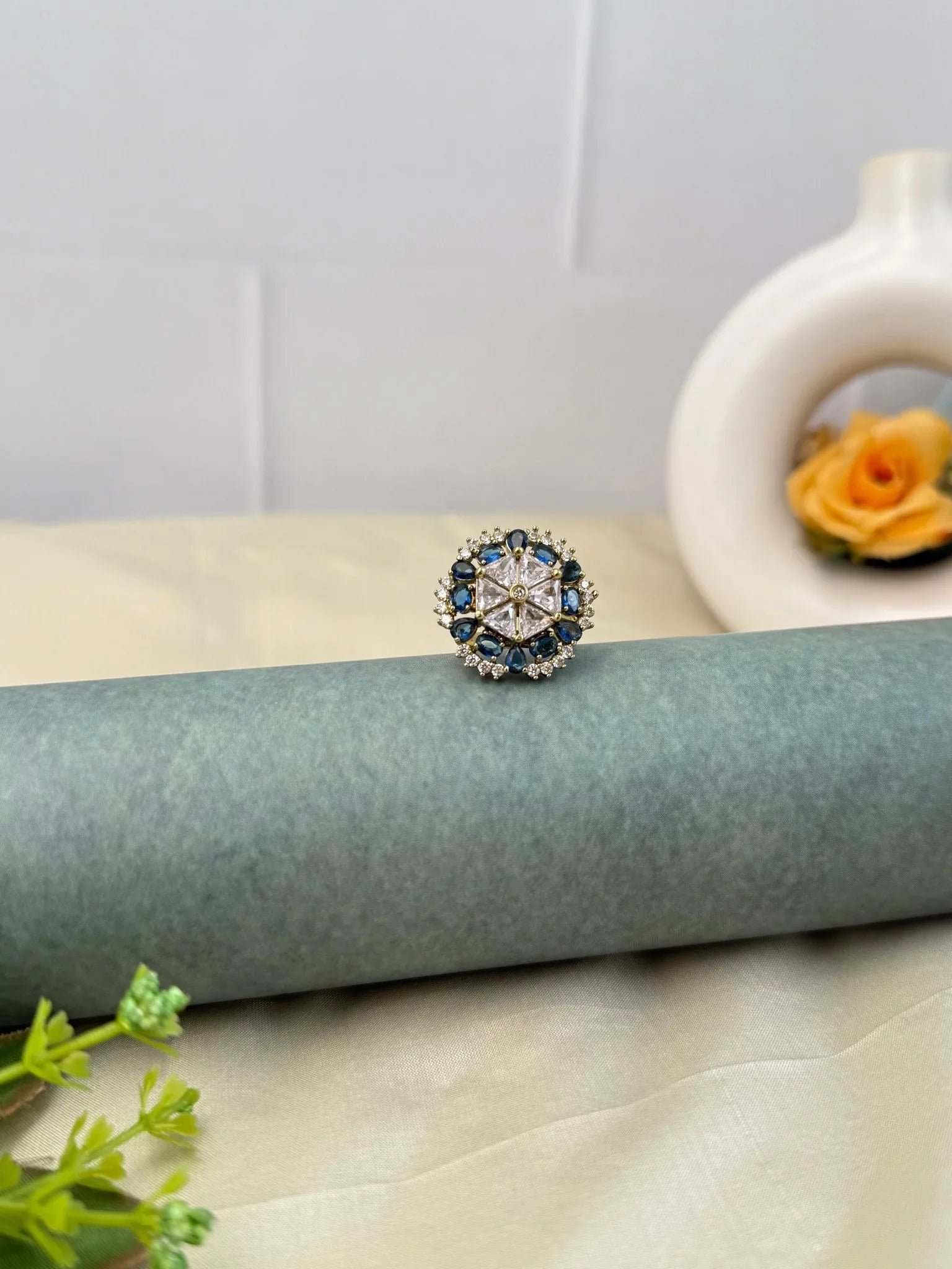 Designer Stone Finger Ring 375 - Mahilas