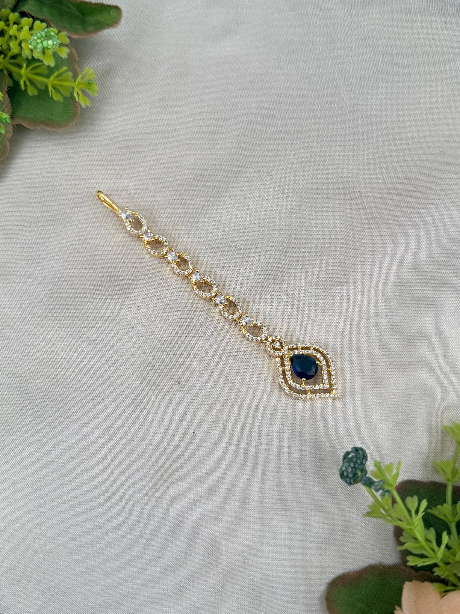 Designer Stone Maang Tikka Mathapati 4218 - Mahilas