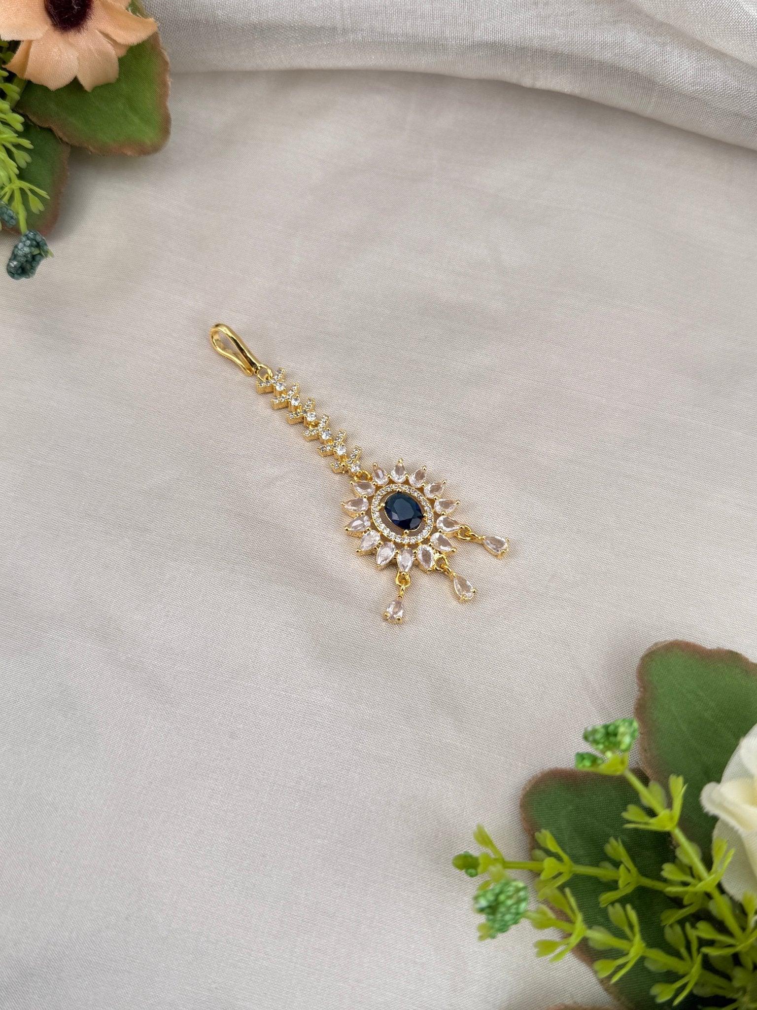 Designer Stone Maang Tikka Mathapati 4220 - Mahilas