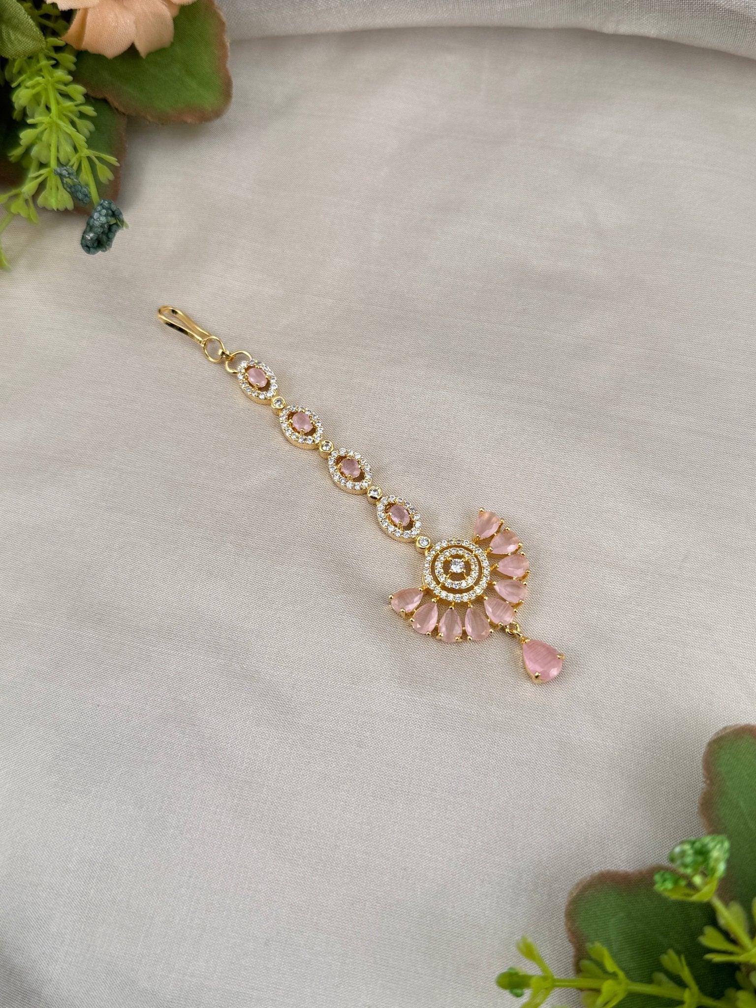 Designer Stone Maang Tikka Mathapati 4225 - Mahilas