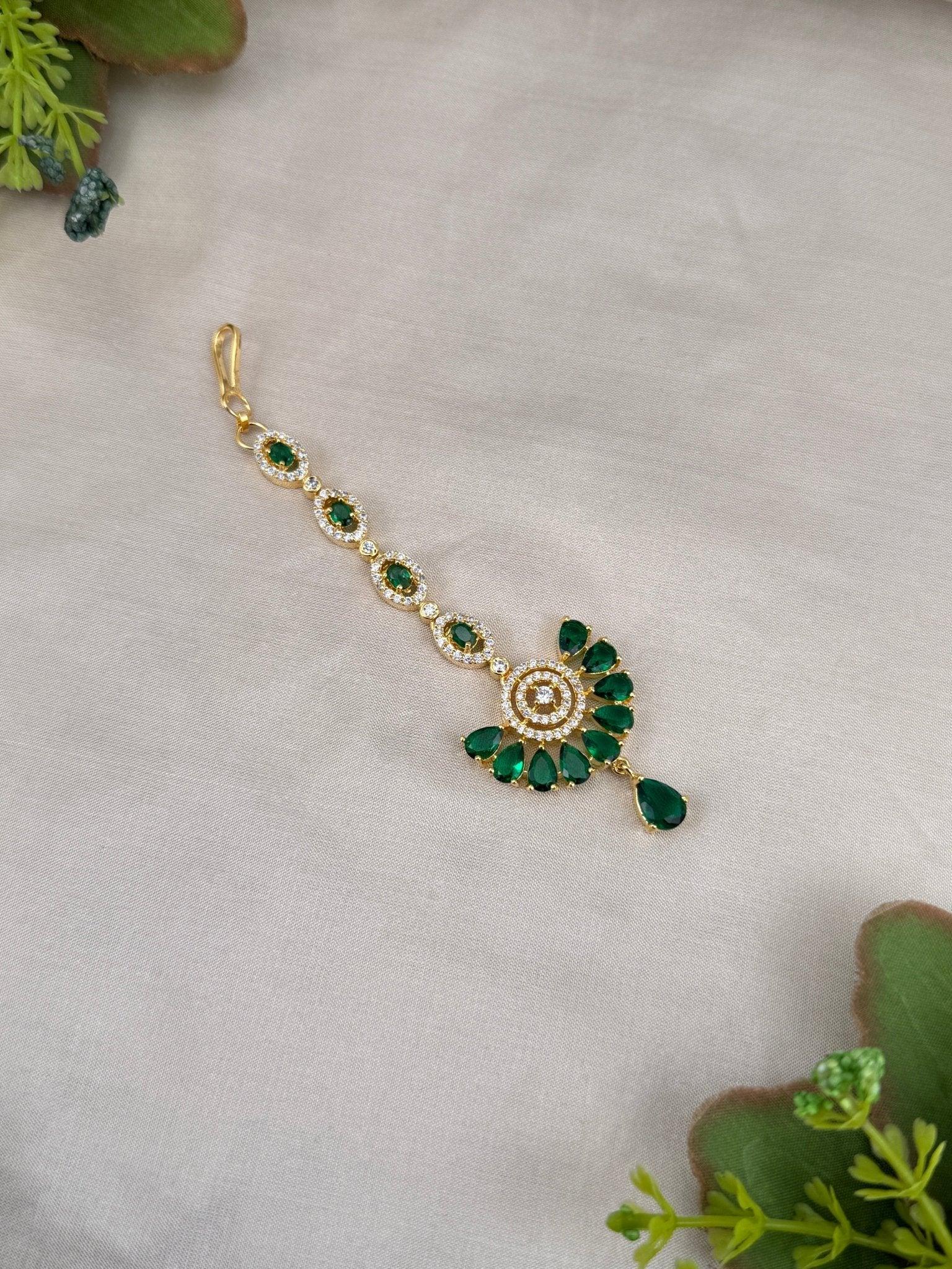 Designer Stone Maang Tikka Mathapati 4231 - Mahilas