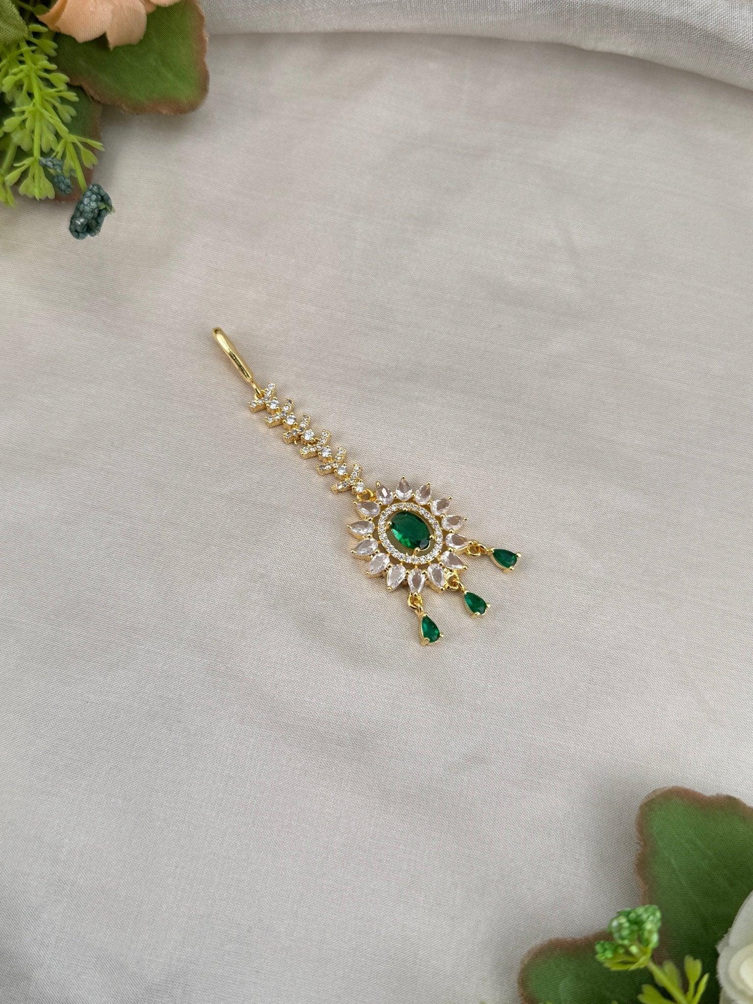Designer Stone Maang Tikka Mathapati 4233 - Mahilas
