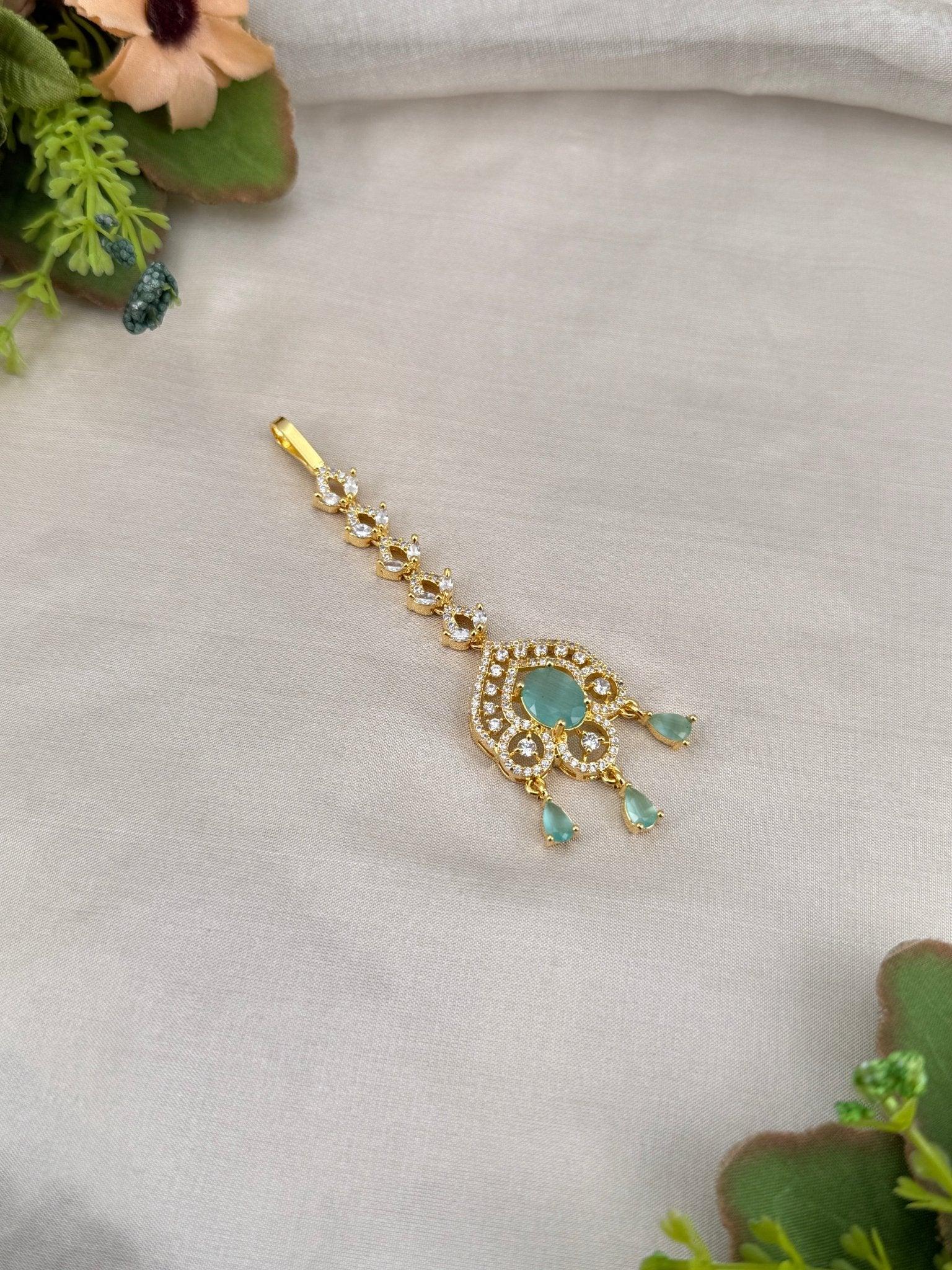 Designer Stone Maang Tikka Mathapati 4247 - Mahilas