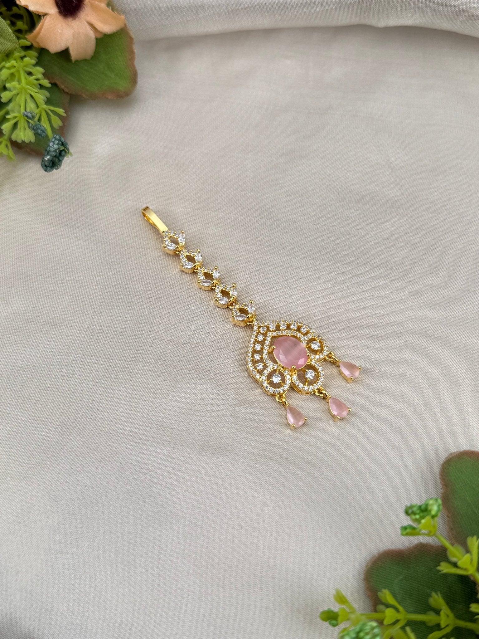 Designer Stone Maang Tikka Mathapati 4249 - Mahilas
