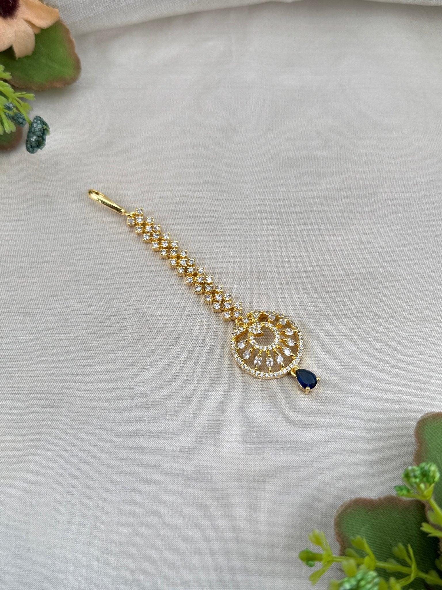 Designer Stone Maang Tikka Mathapati 4270 - Mahilas
