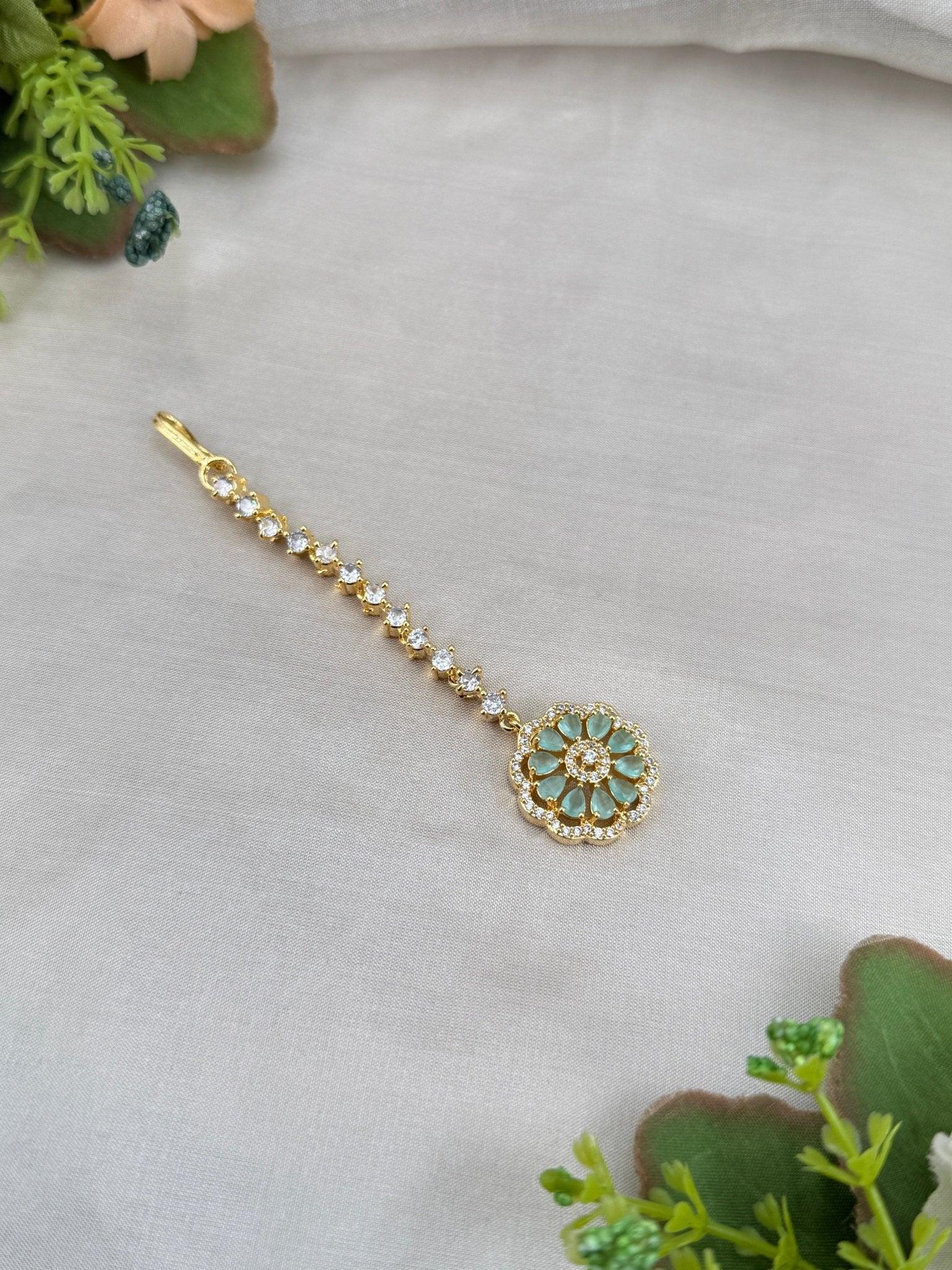 Designer Stone Maang Tikka Mathapati 4280 - Mahilas