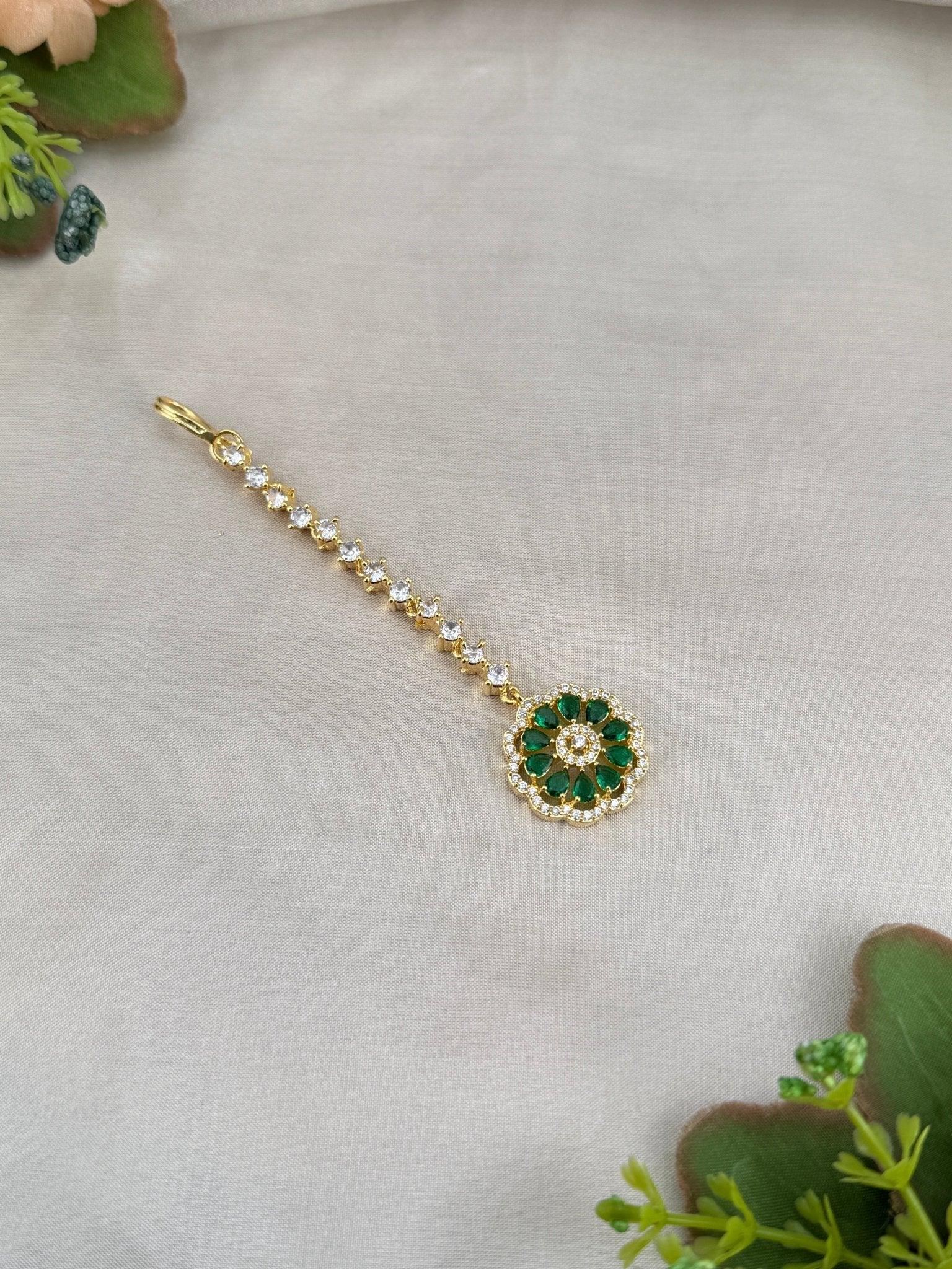 Designer Stone Maang Tikka Mathapati 4284 - Mahilas