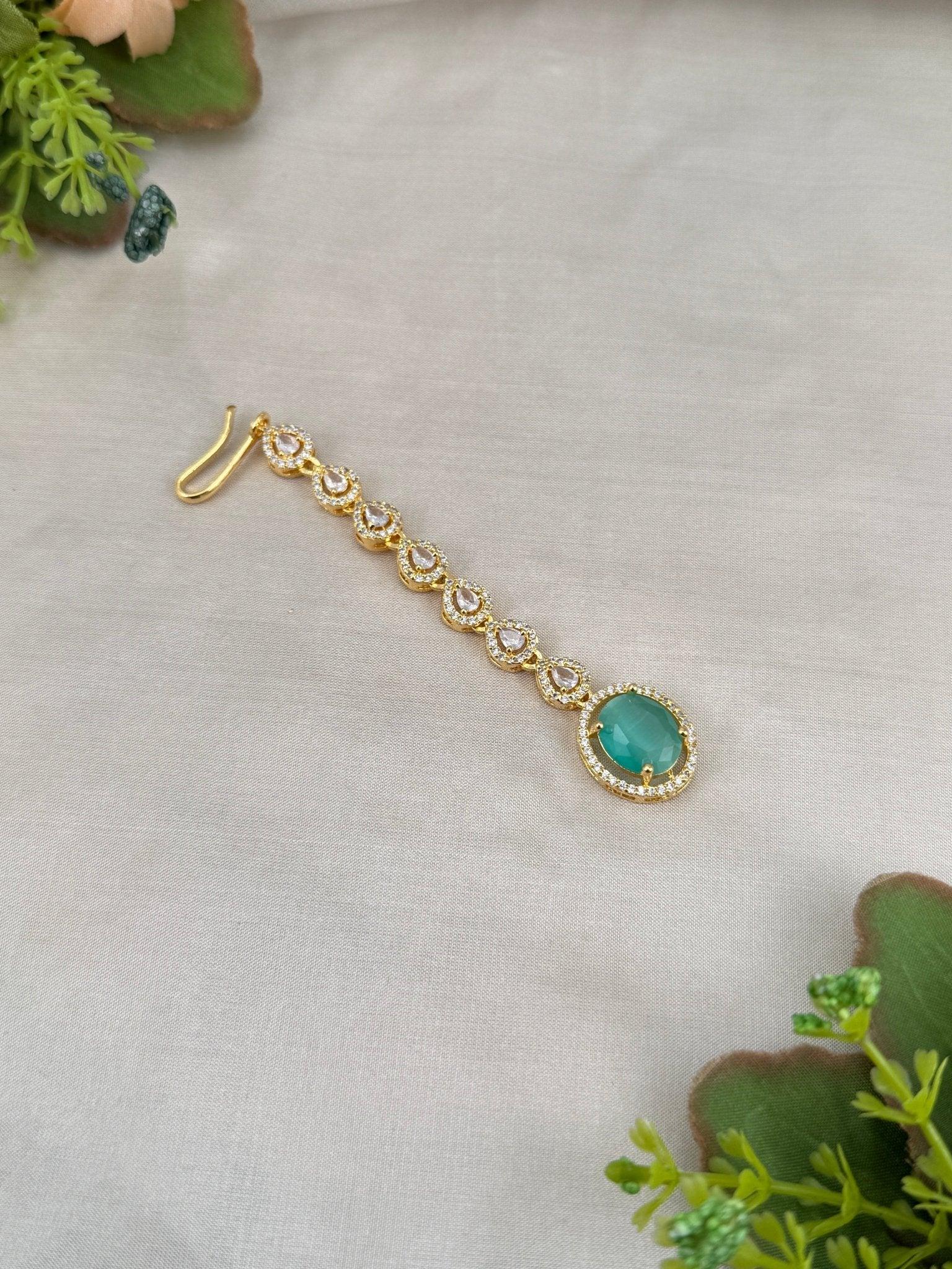 Designer Stone Maang Tikka Mathapati 4290 - Mahilas