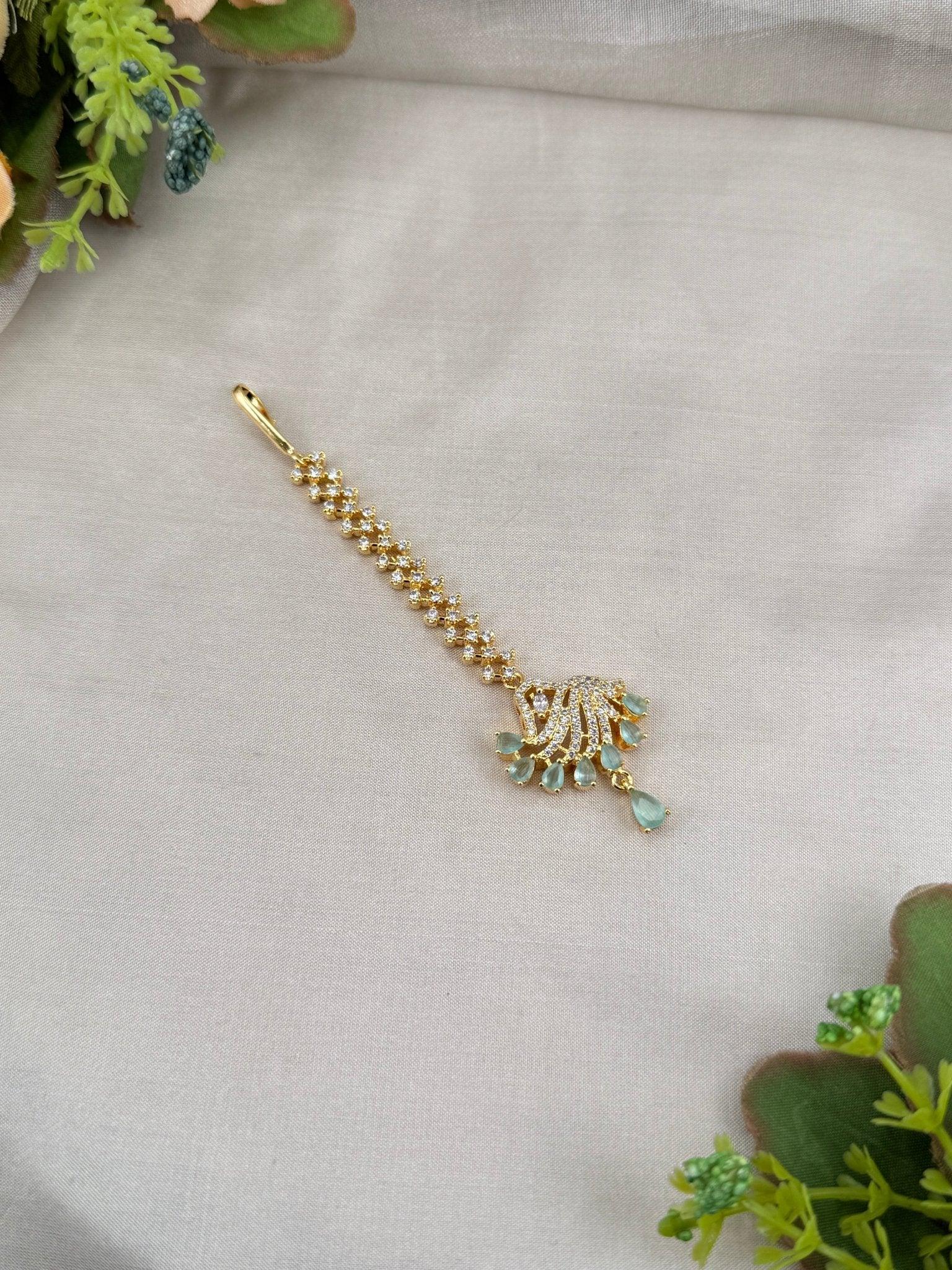 Designer Stone Maang Tikka Mathapati 4300 - Mahilas