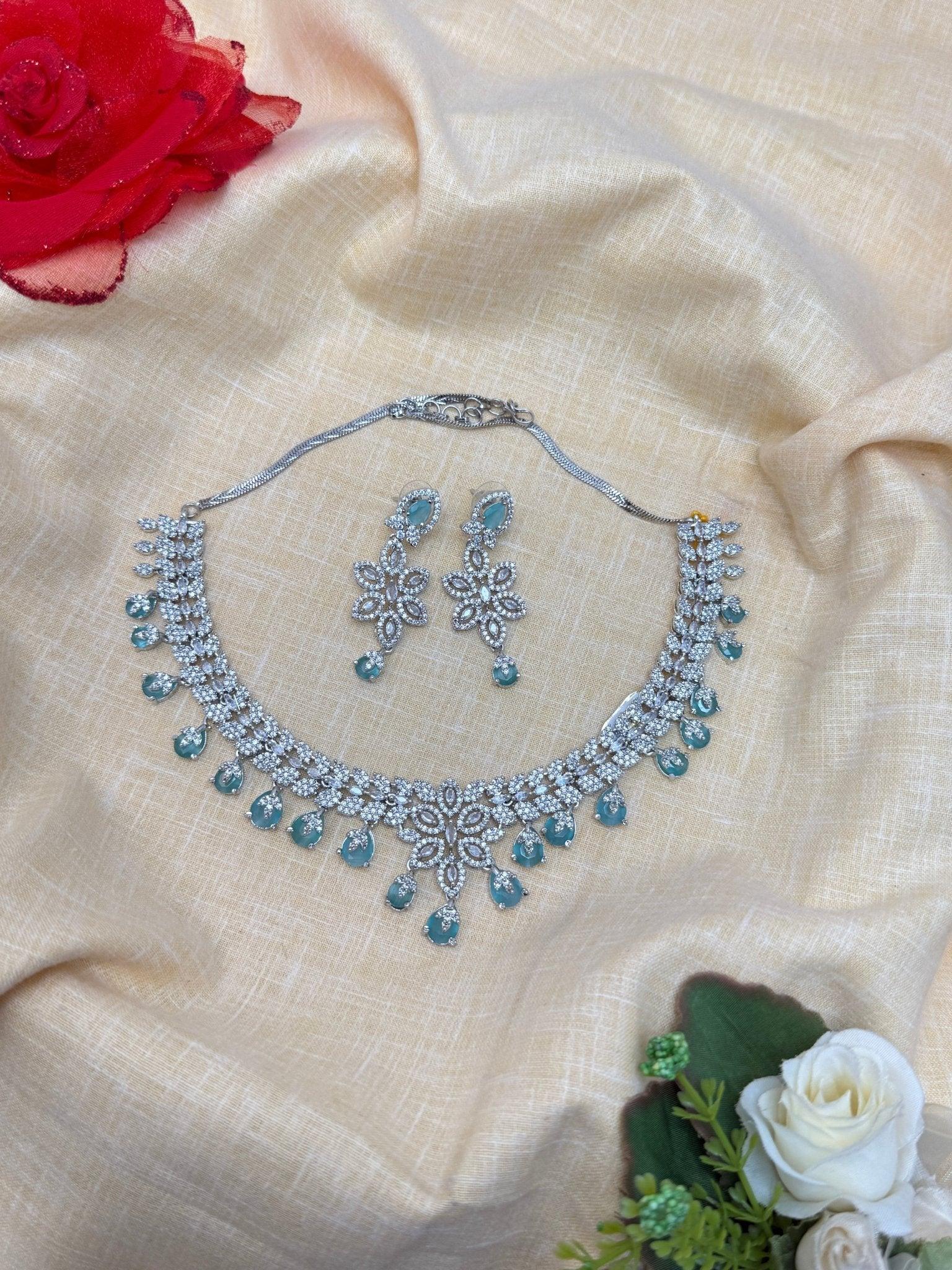Designer Stone Necklace 0146 - Mahilas