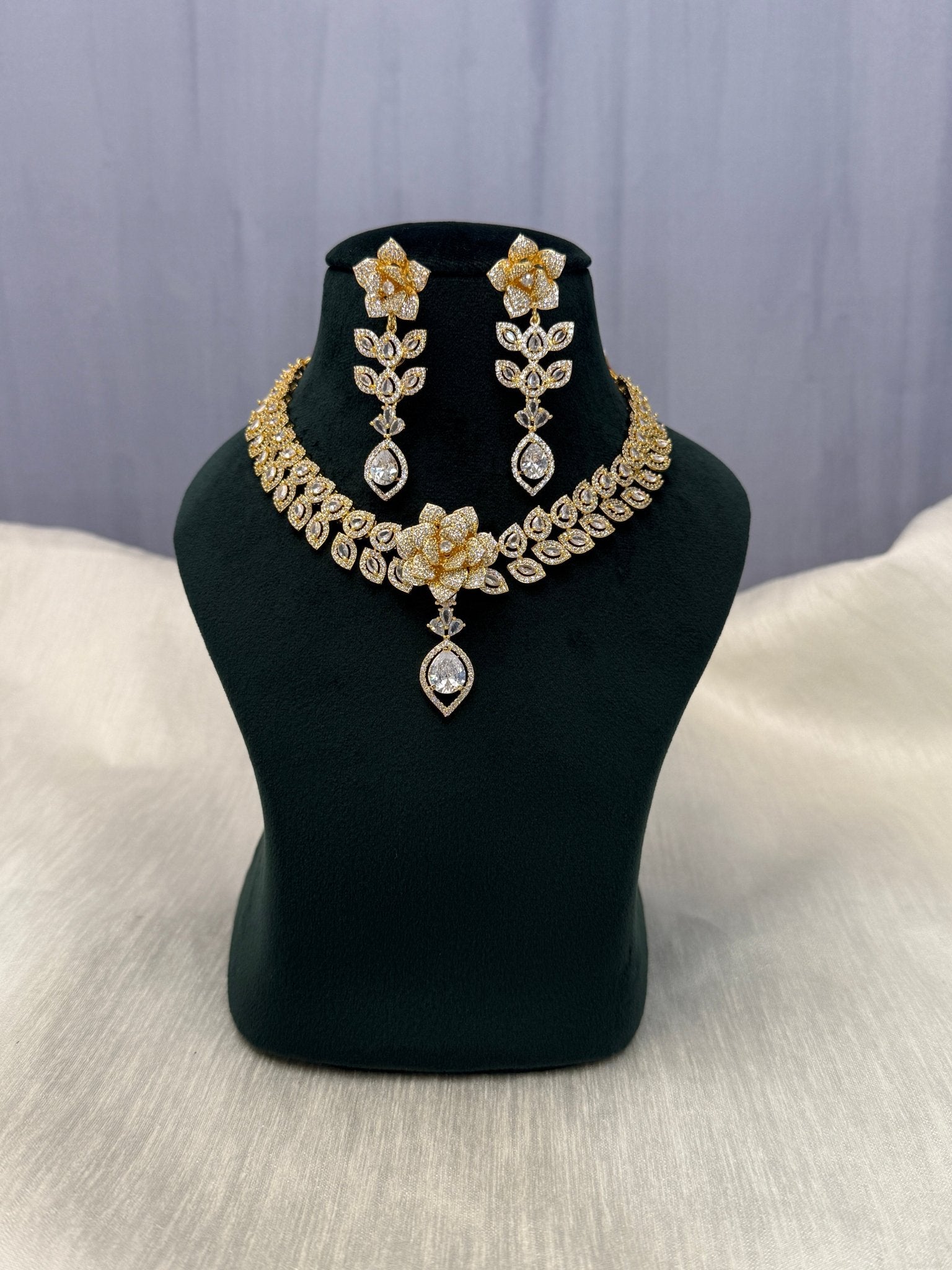 Designer Stone Necklace 0406 - Mahilas