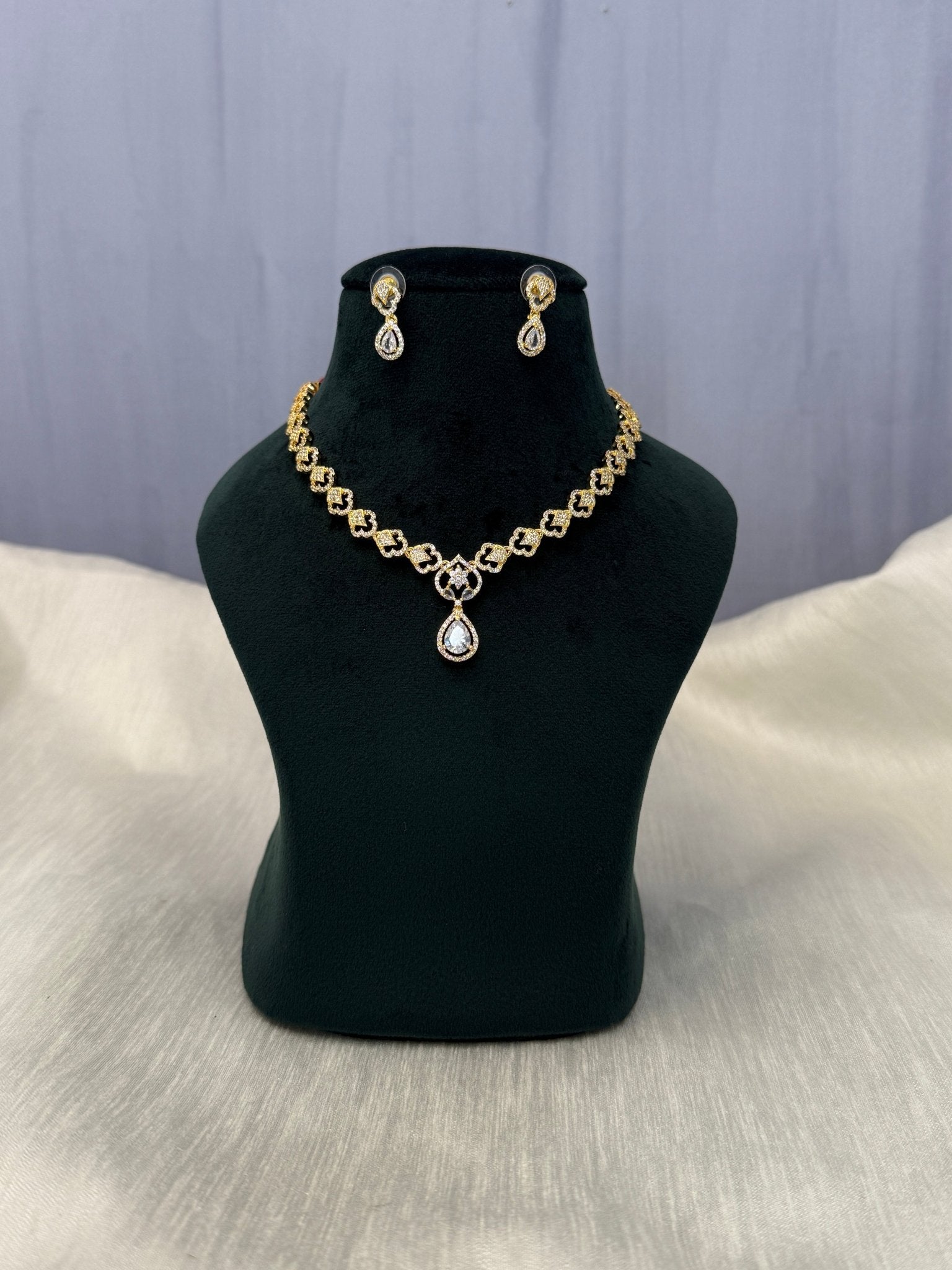 Designer Stone Necklace 0408 - Mahilas