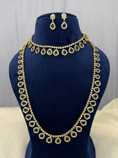 Designer Stone Necklace Premium Set (6 colours) 0422 - Mahilas
