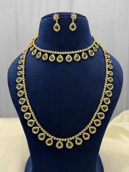 Designer Stone Necklace Premium Set (6 colours) 0422 - Mahilas