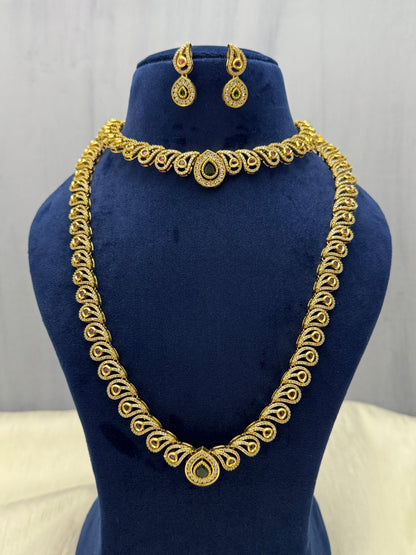 Designer Stone Necklace Premium Set (6 colours) 0423 - Mahilas