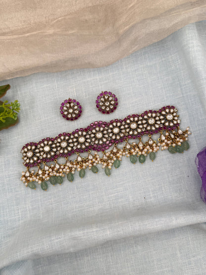 Designer Victorian Choker Necklace 0592 - Mahilas