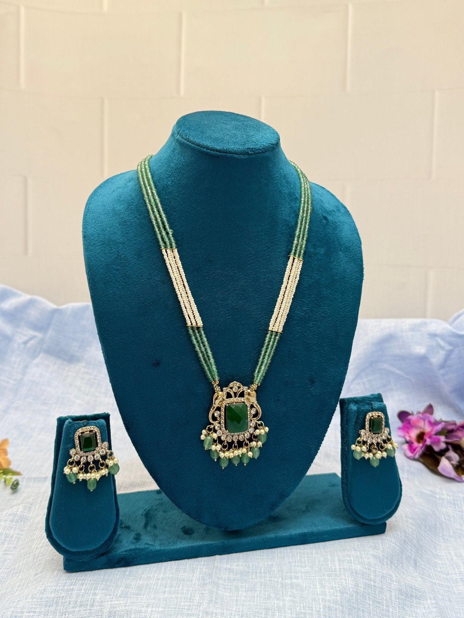 Designer Victorian Layer Necklace Set 172 - Mahilas