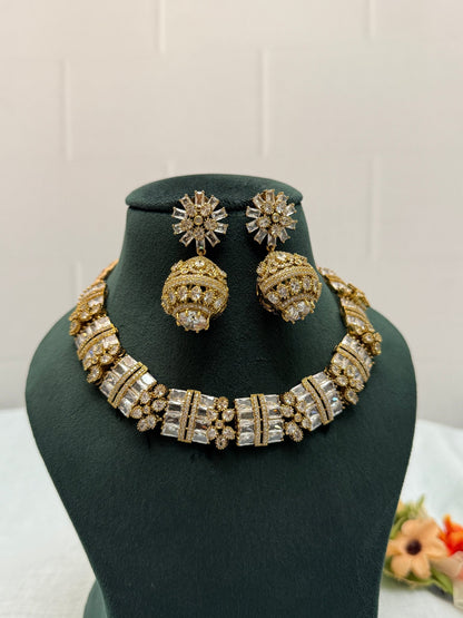 Designer Victorian Necklace Set 205 - Mahilas