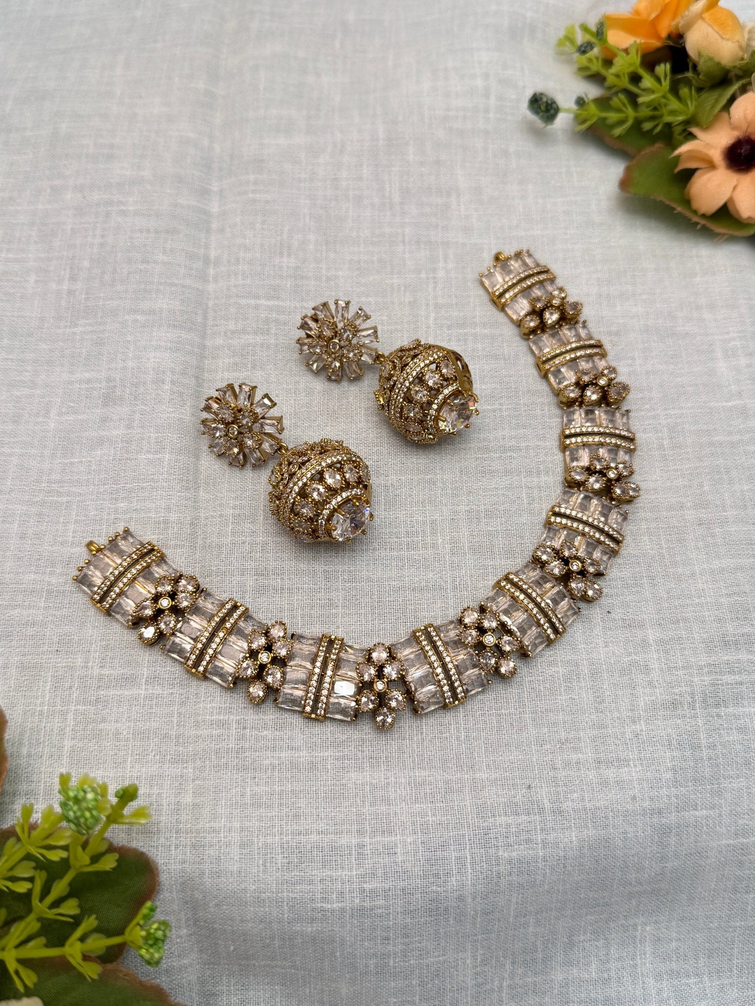 Designer Victorian Necklace Set 205 - Mahilas