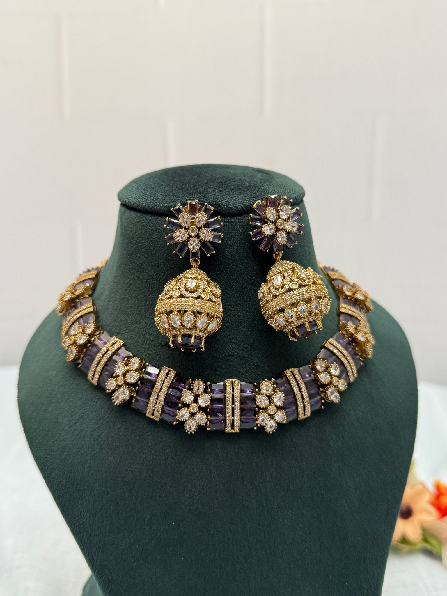 Designer Victorian Necklace Set 206 - Mahilas