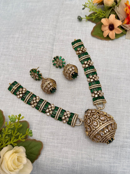 Designer Victorian Necklace Set 207 - Mahilas