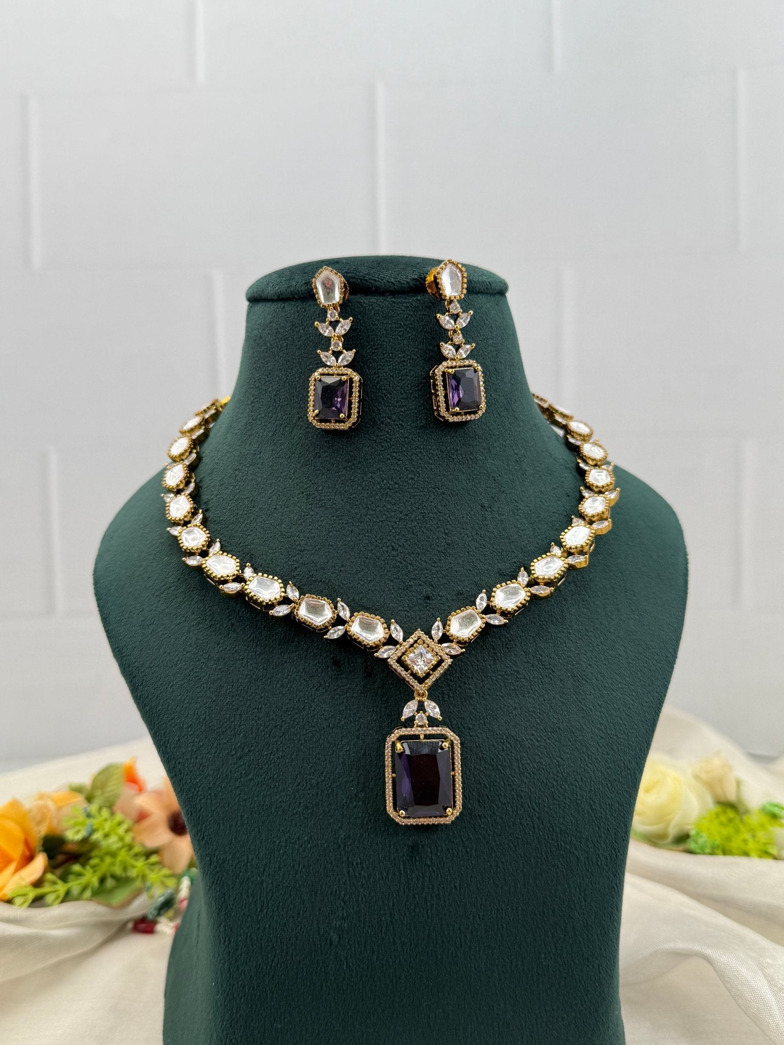 Designer Victorian Necklace Set 220 - Mahilas