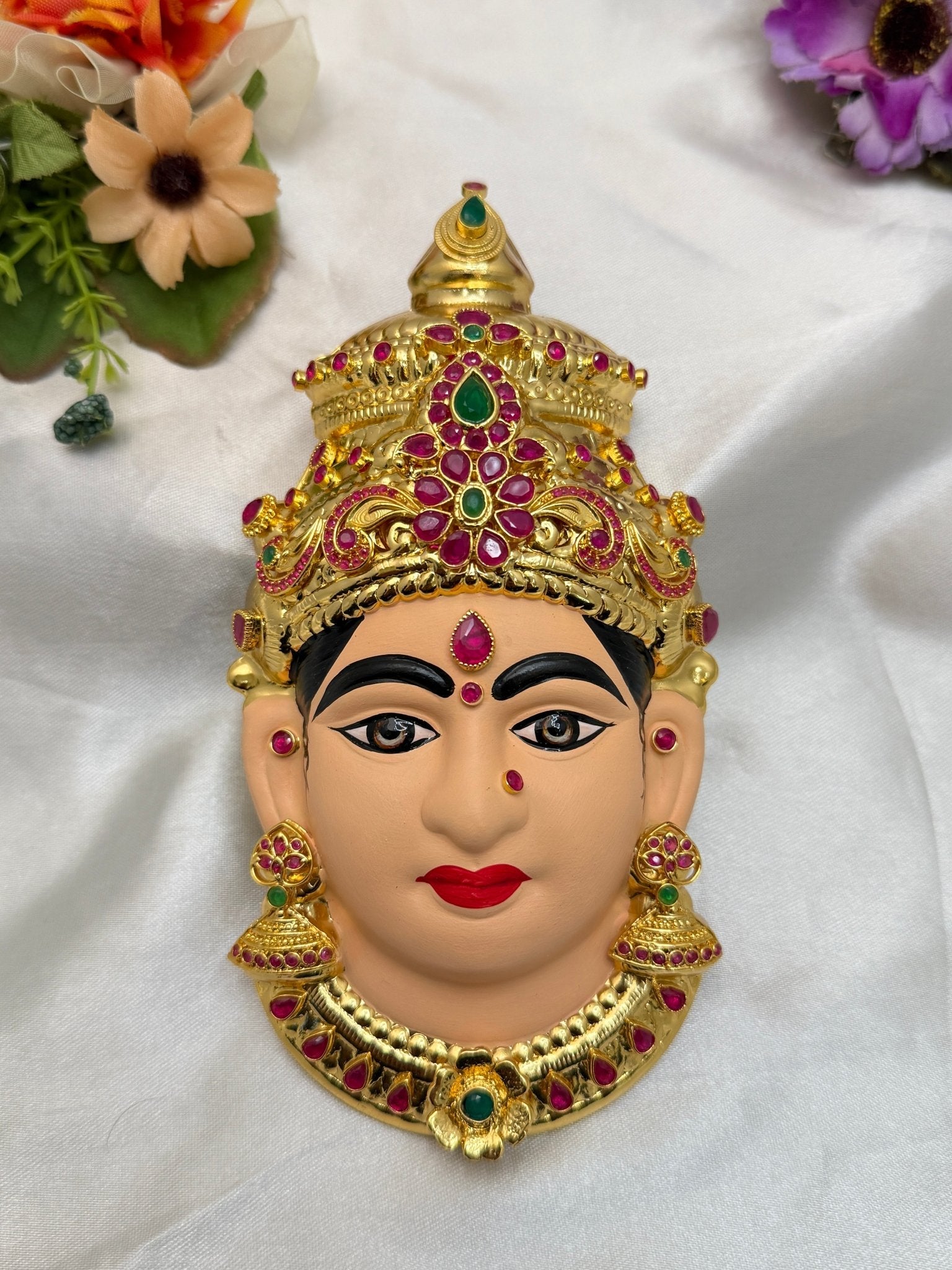 Divine Lakshmi Idol Size - 6 inch - 02 - Mahilas