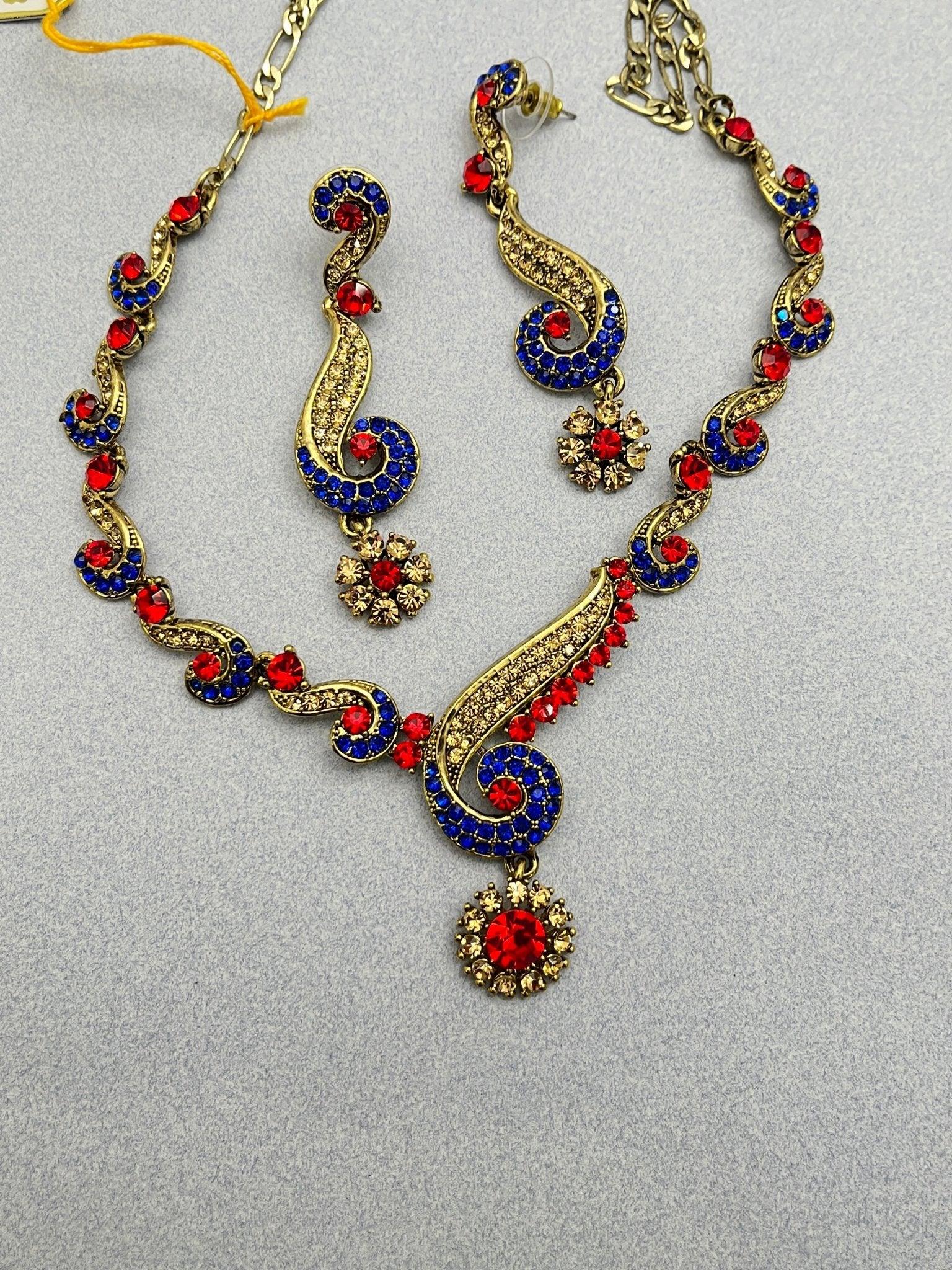 Fancy Stone Necklace 1706 - Mahilas