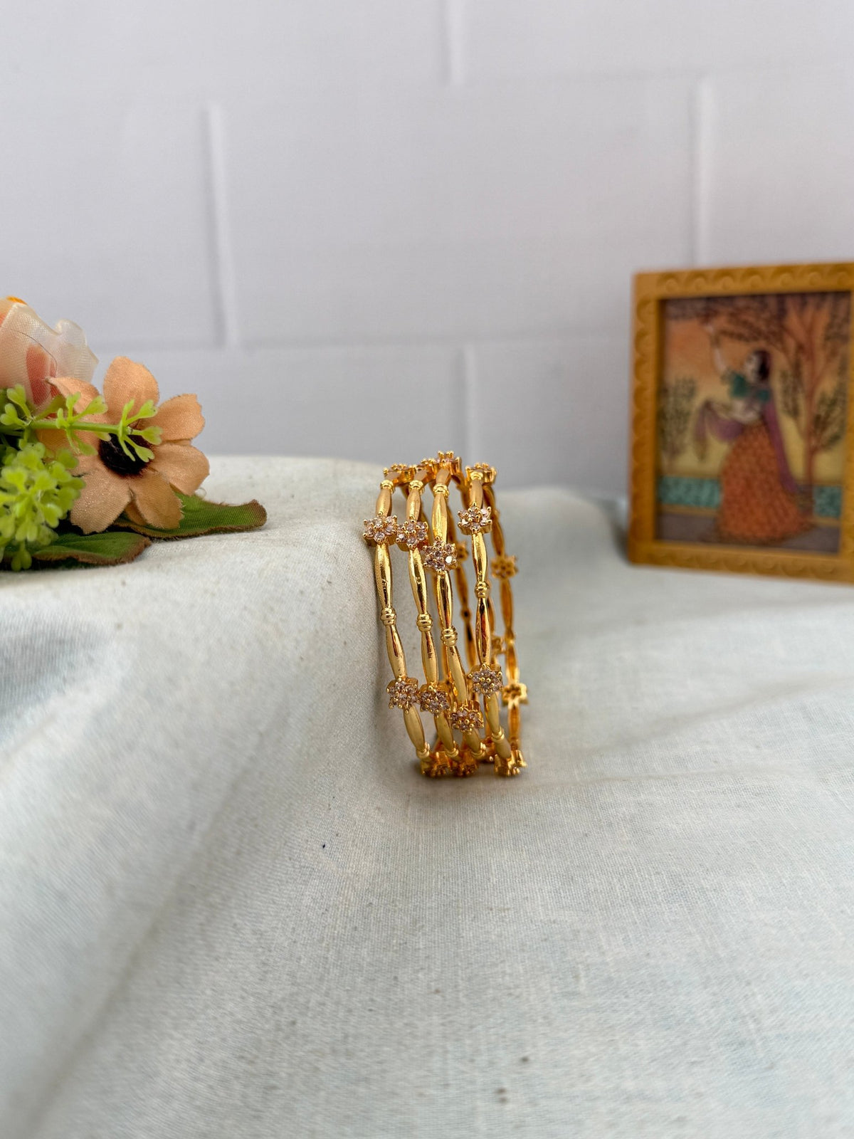 Gold Like Bangles | Set of 4 | B0083 - Mahilas