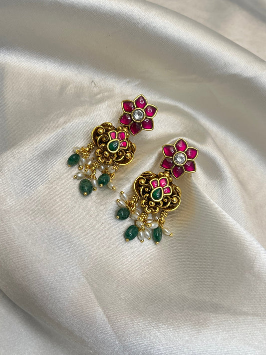 Jadau Earrings 1093 - Mahilas