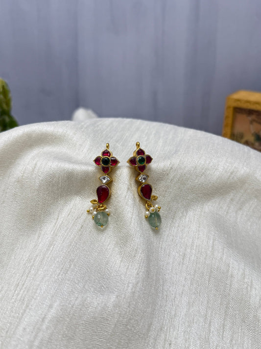 Jadau Earrings 1122 - Mahilas