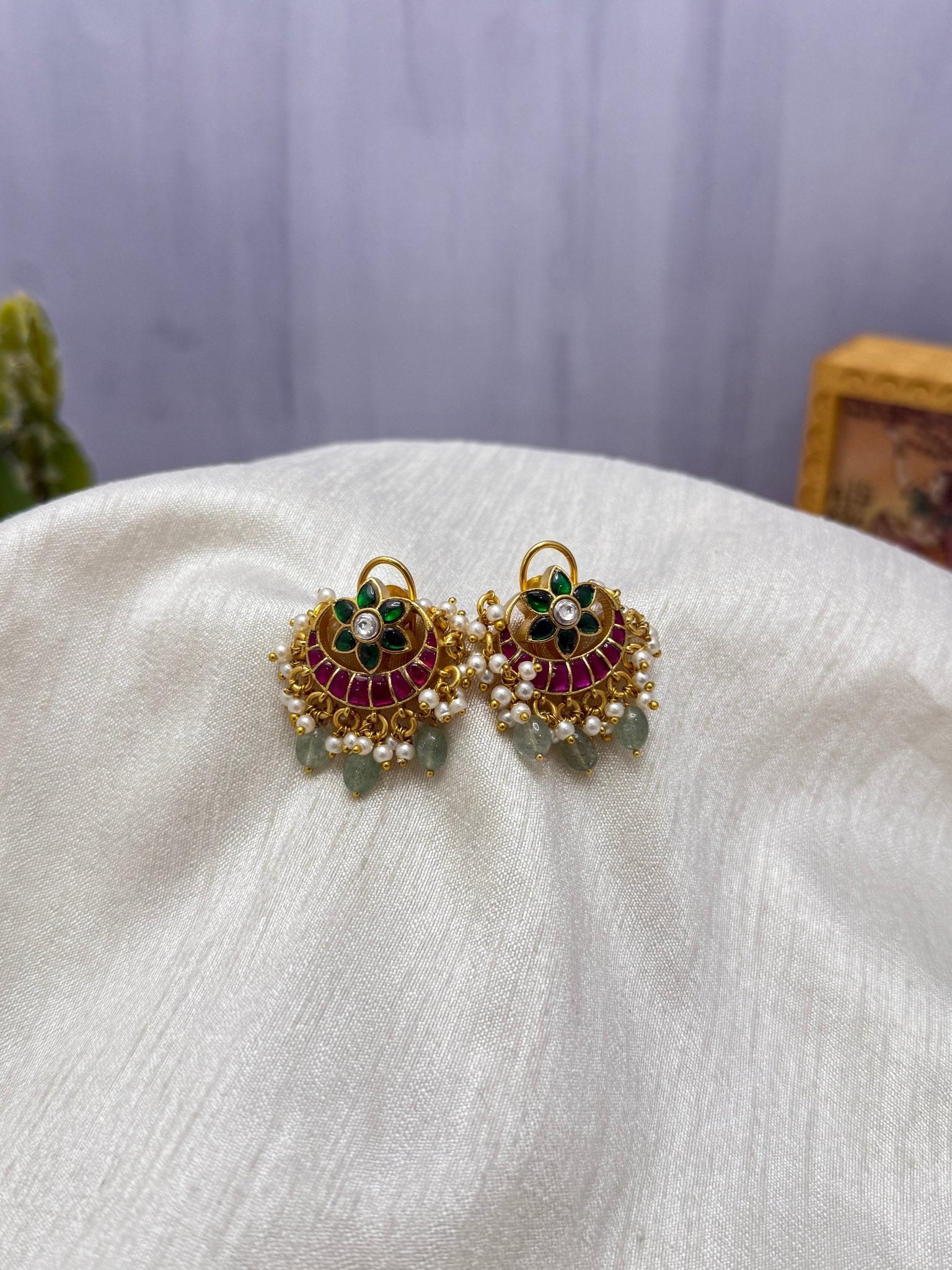 Jadau Earrings 1125 - Mahilas