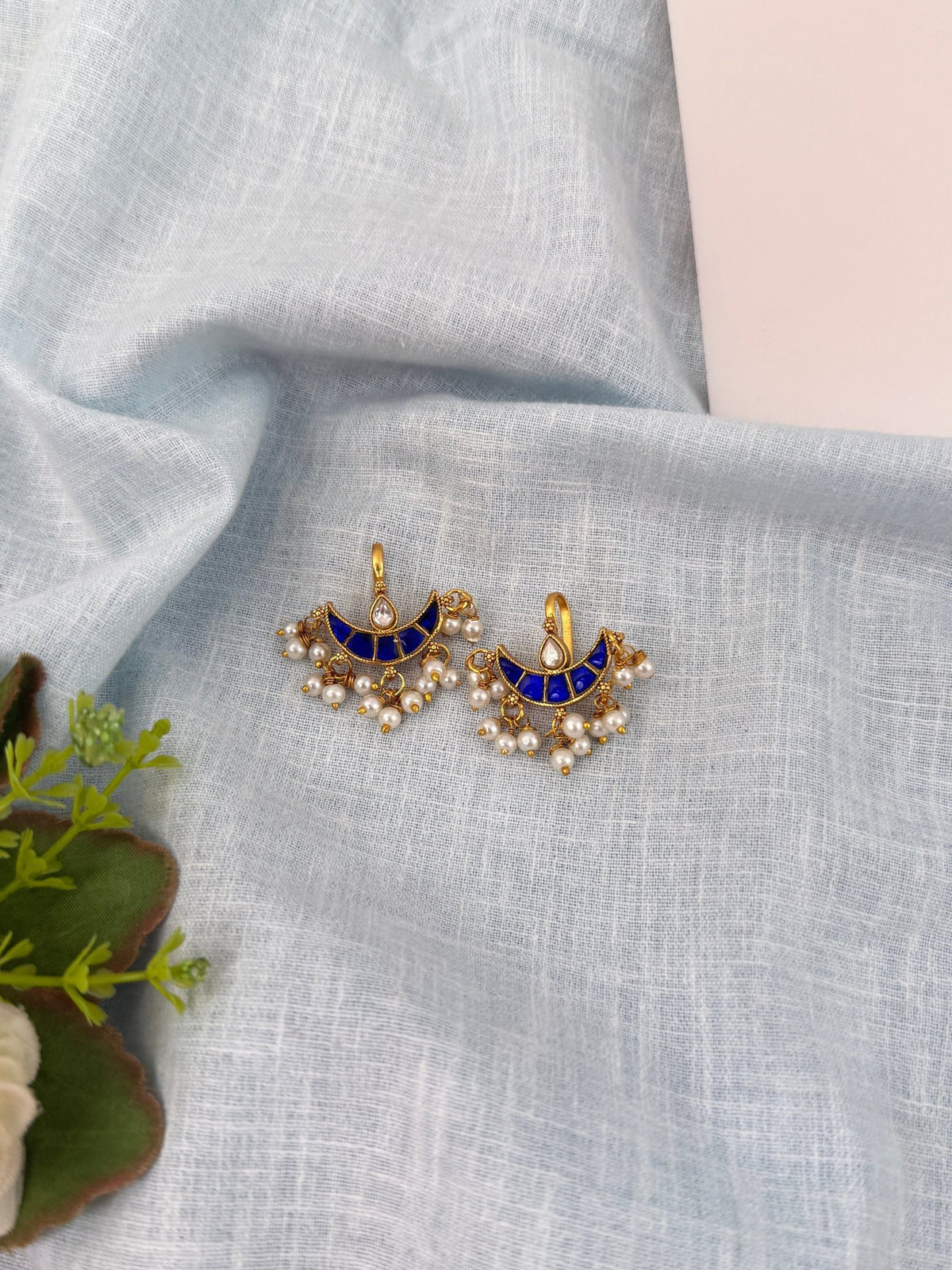 Jadau Kundan Bugadi Earrcuff Earrings| E0516 - Mahilas