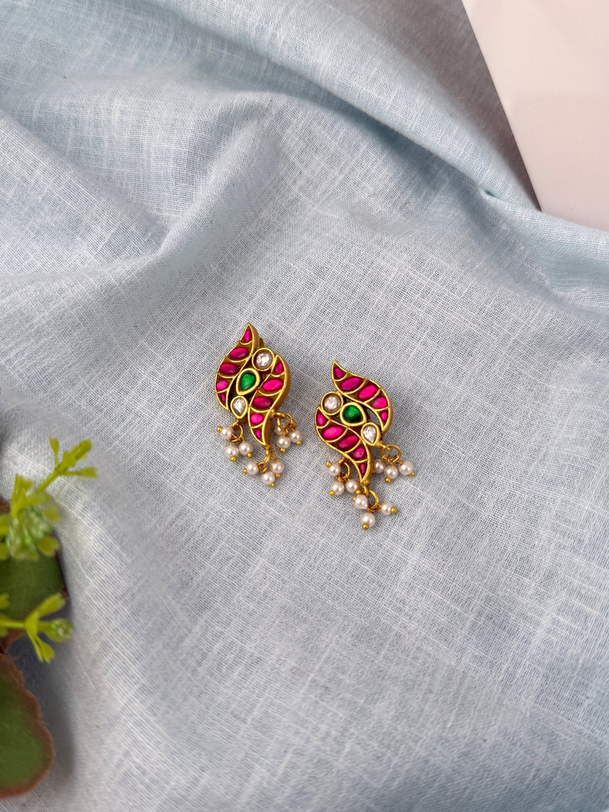 Jadau Kundan Bugadi Earrcuff Earrings| U190 - Mahilas