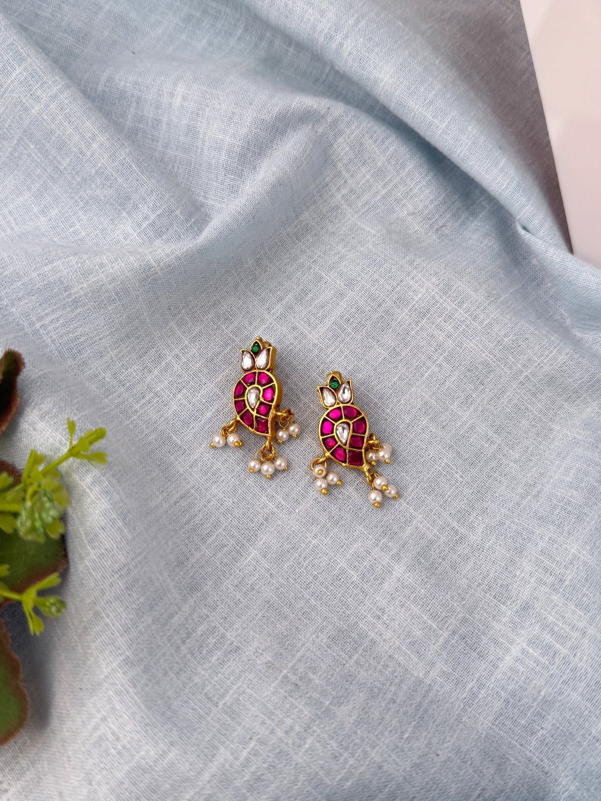 Jadau Kundan Bugadi Earrcuff Earrings| U193 - Mahilas