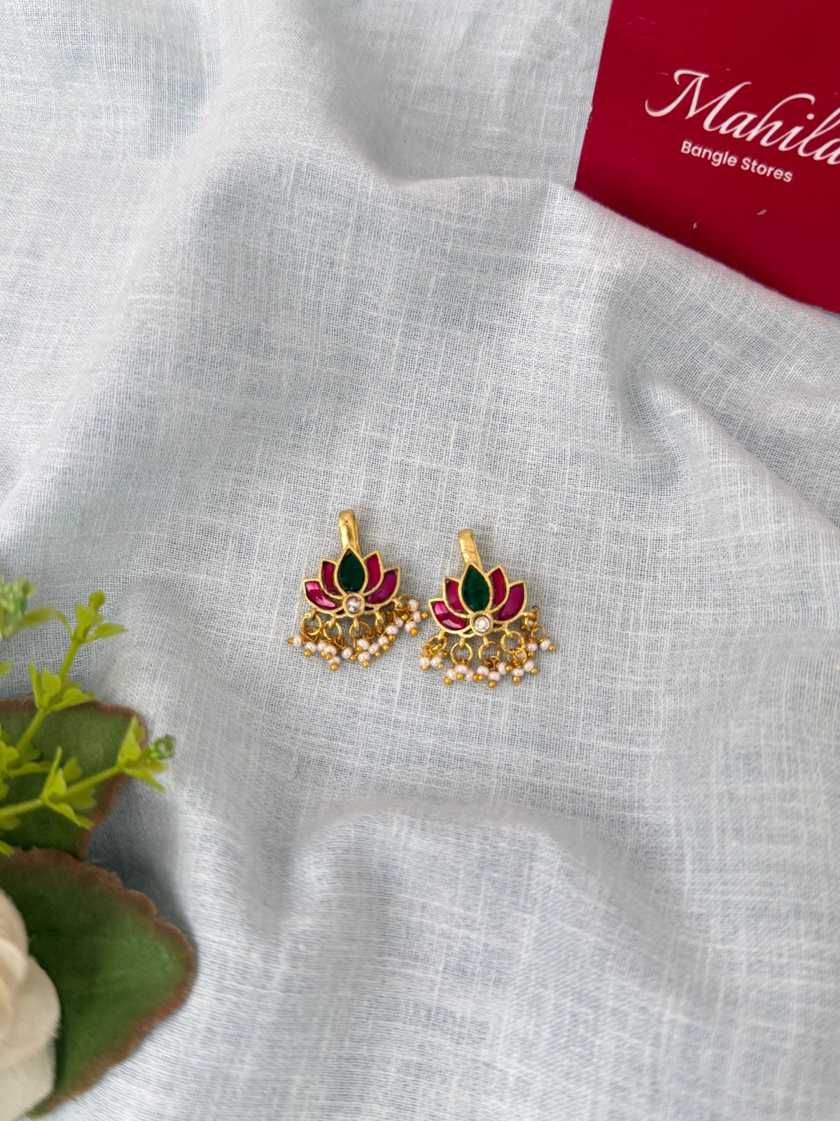 Jadau Kundan Bugadi Earrcuff Earrings| U203 - Mahilas