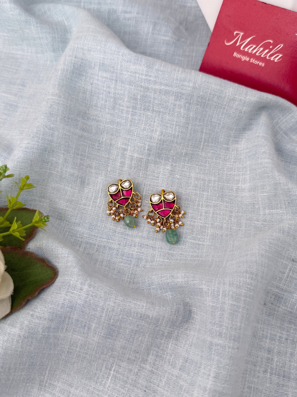 Jadau Kundan Bugadi Earrcuff Earrings| U204 - Mahilas