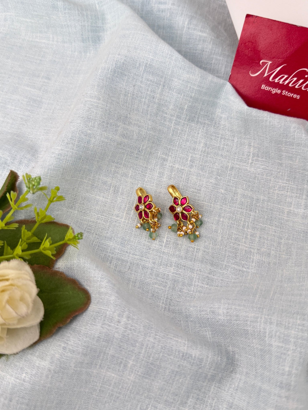 Jadau Kundan Bugadi Earrcuff Earrings| U213 - Mahilas