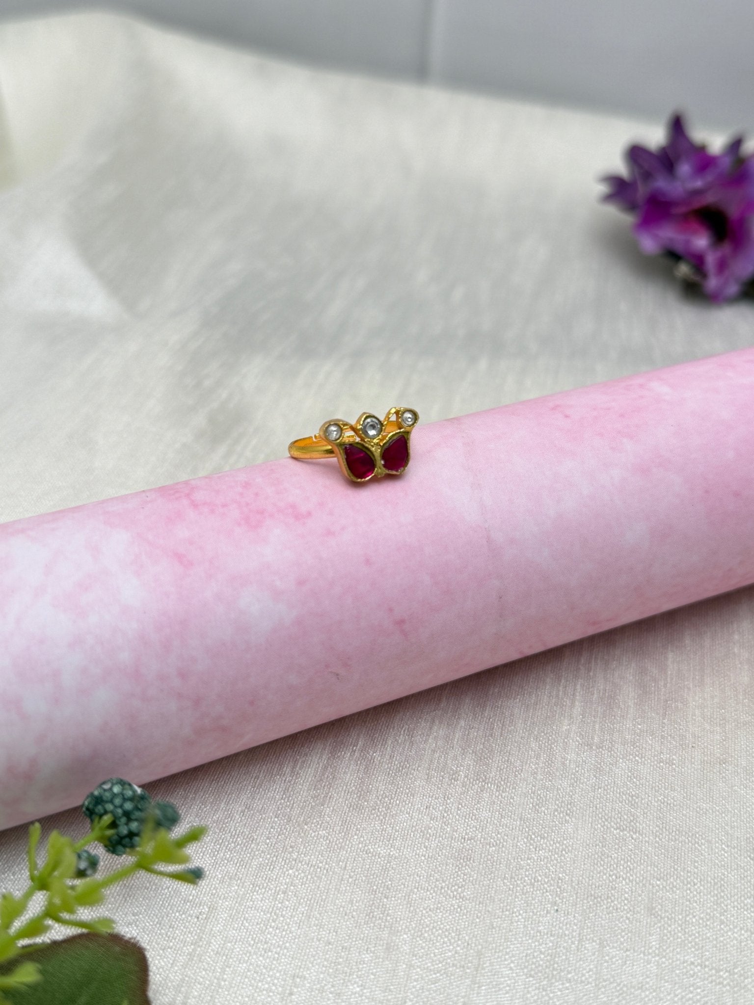 Jadau Kundan Finger Ring 191 - Mahilas